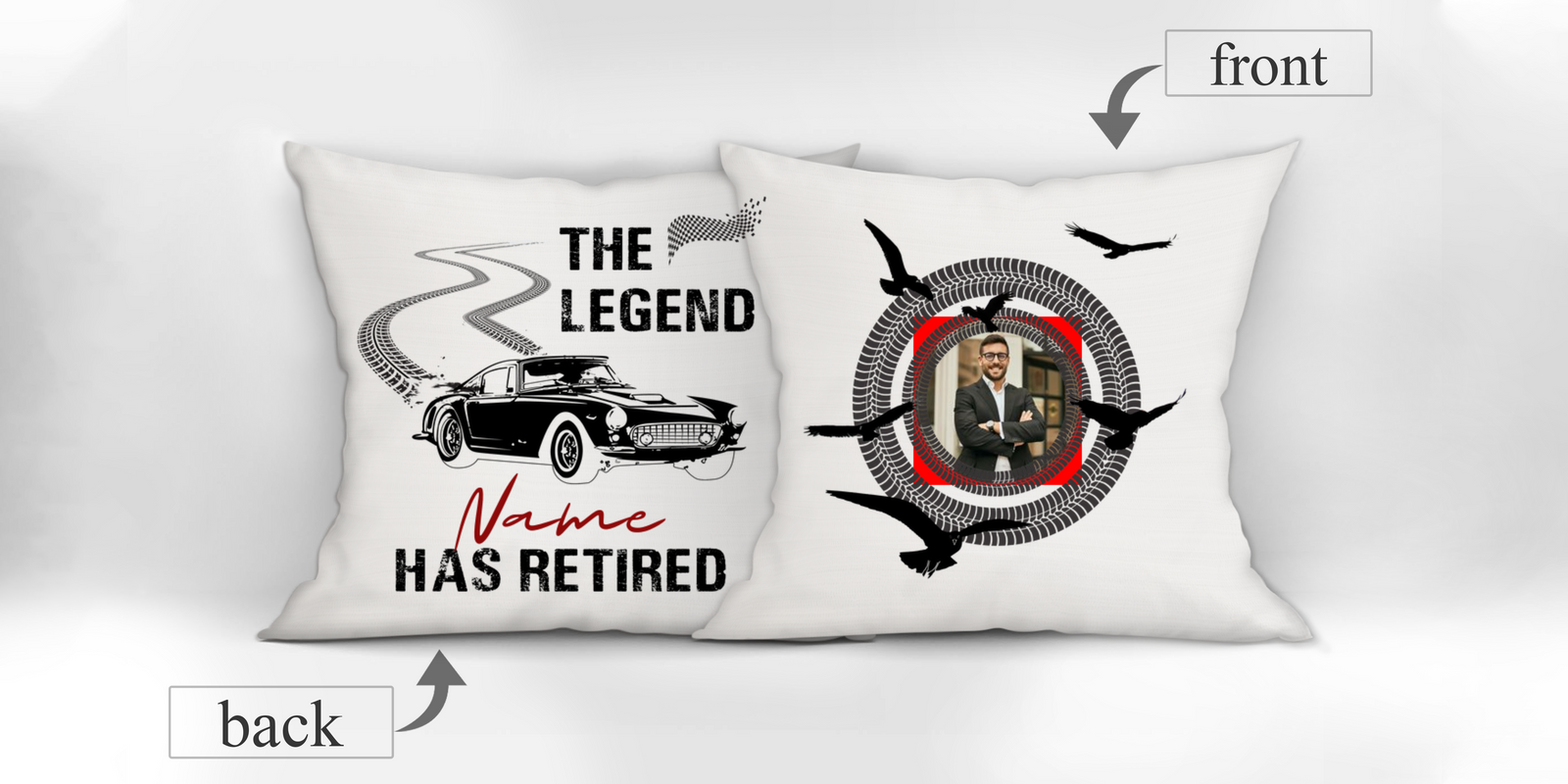 Personalized Retirement Gift For Men Customized Name Pillow For Dad Ideas