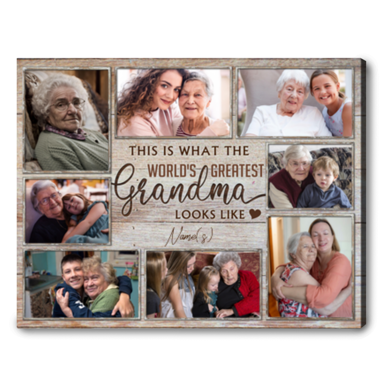 Personalized Grandma's Photo Gift Mother's Day Gift For Grandma