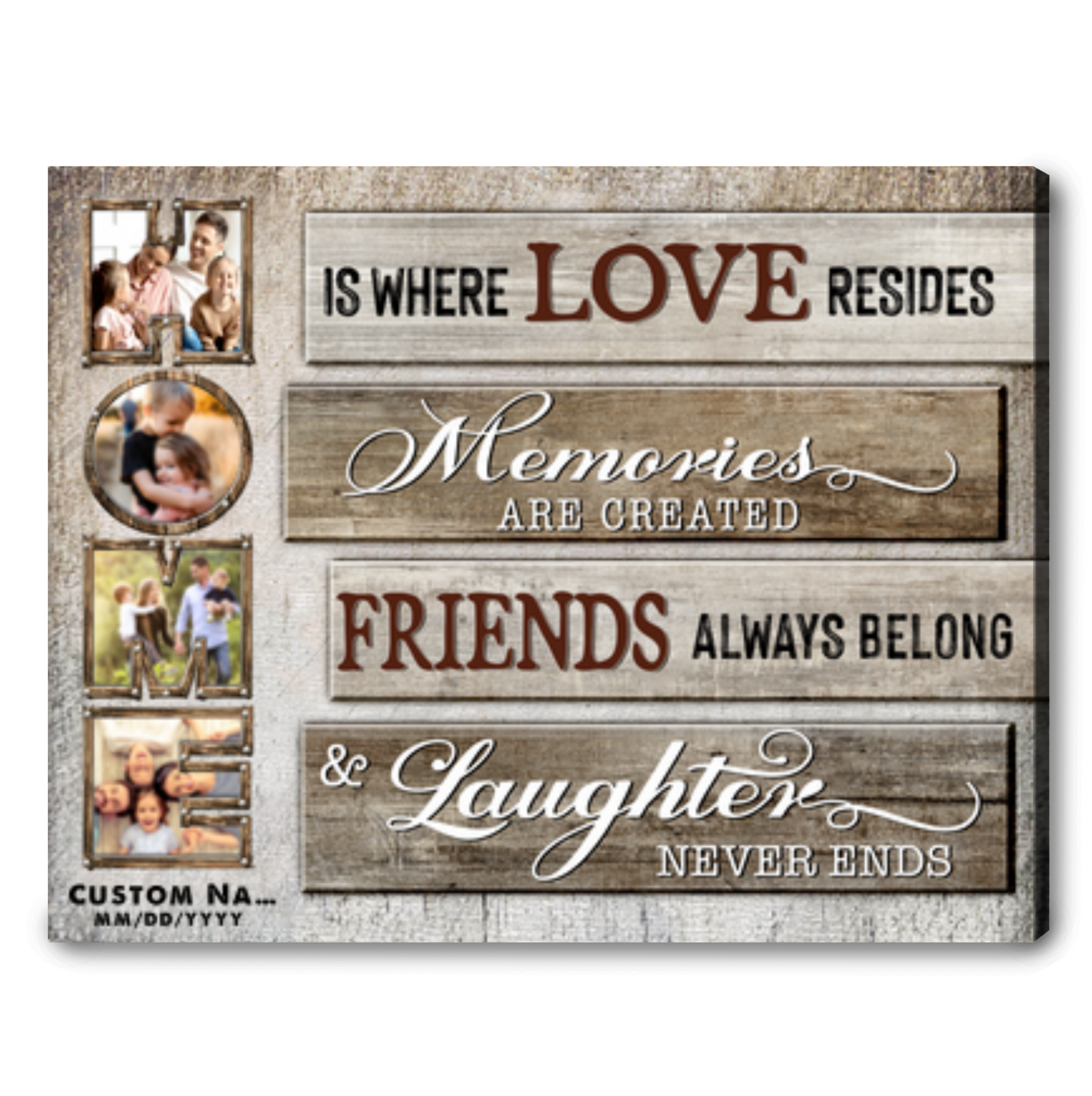 Unique Housewarming Gift Ideas Home Decor Wall Art Personalized Photo Gift
