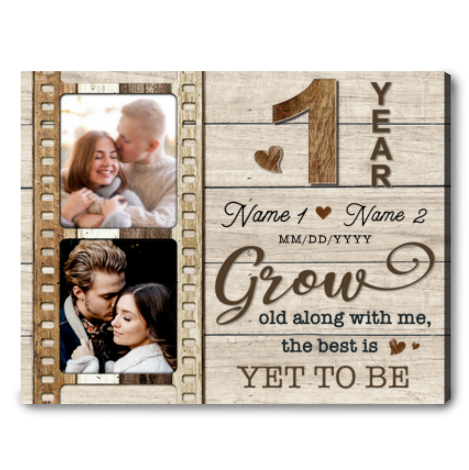Gifts For First Wedding Anniversary 1st Wedding Anniversary Gift For Wife For Husband 