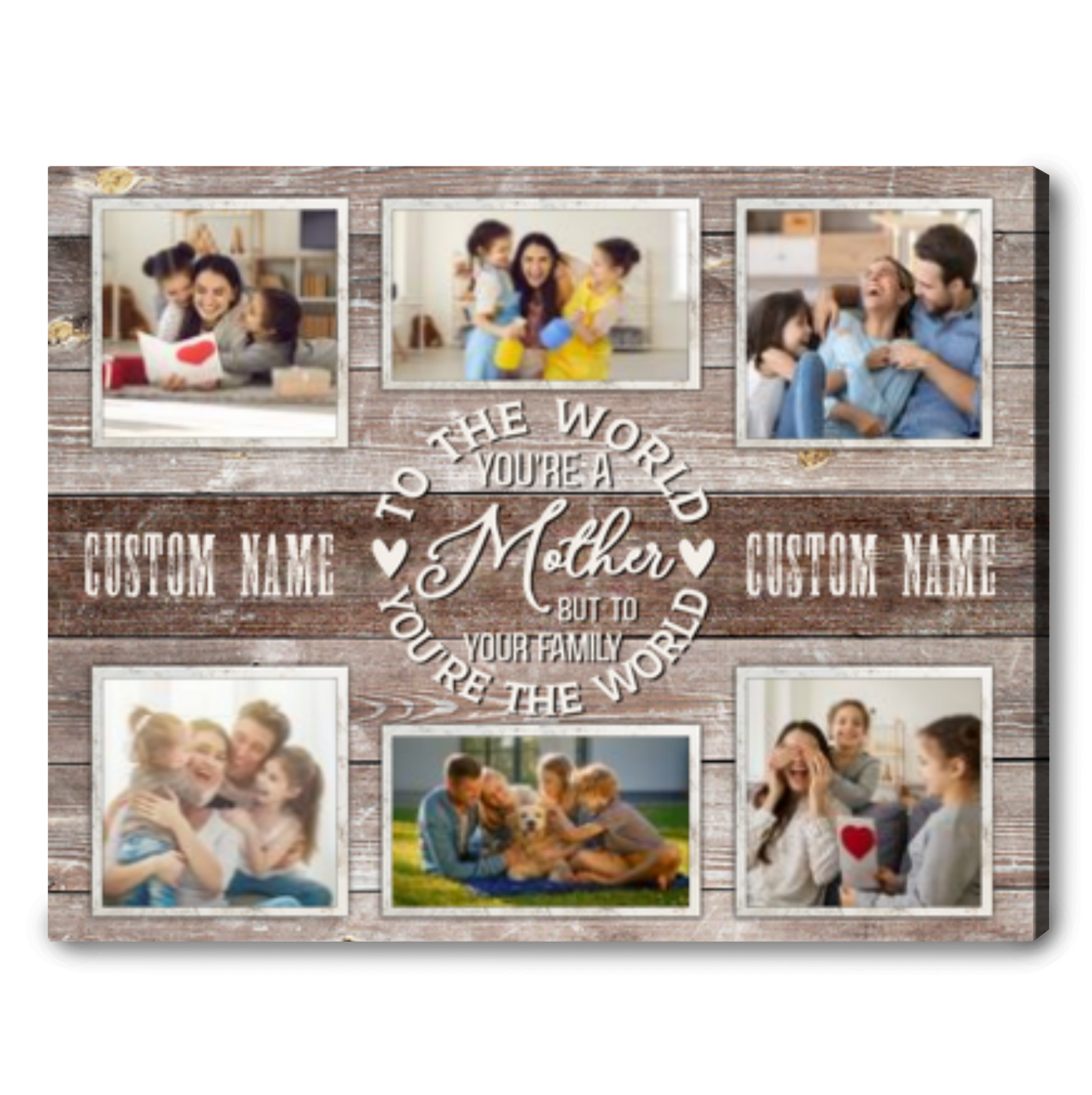 Great Gift For Moms Personalized Mother's Day Canvas Print