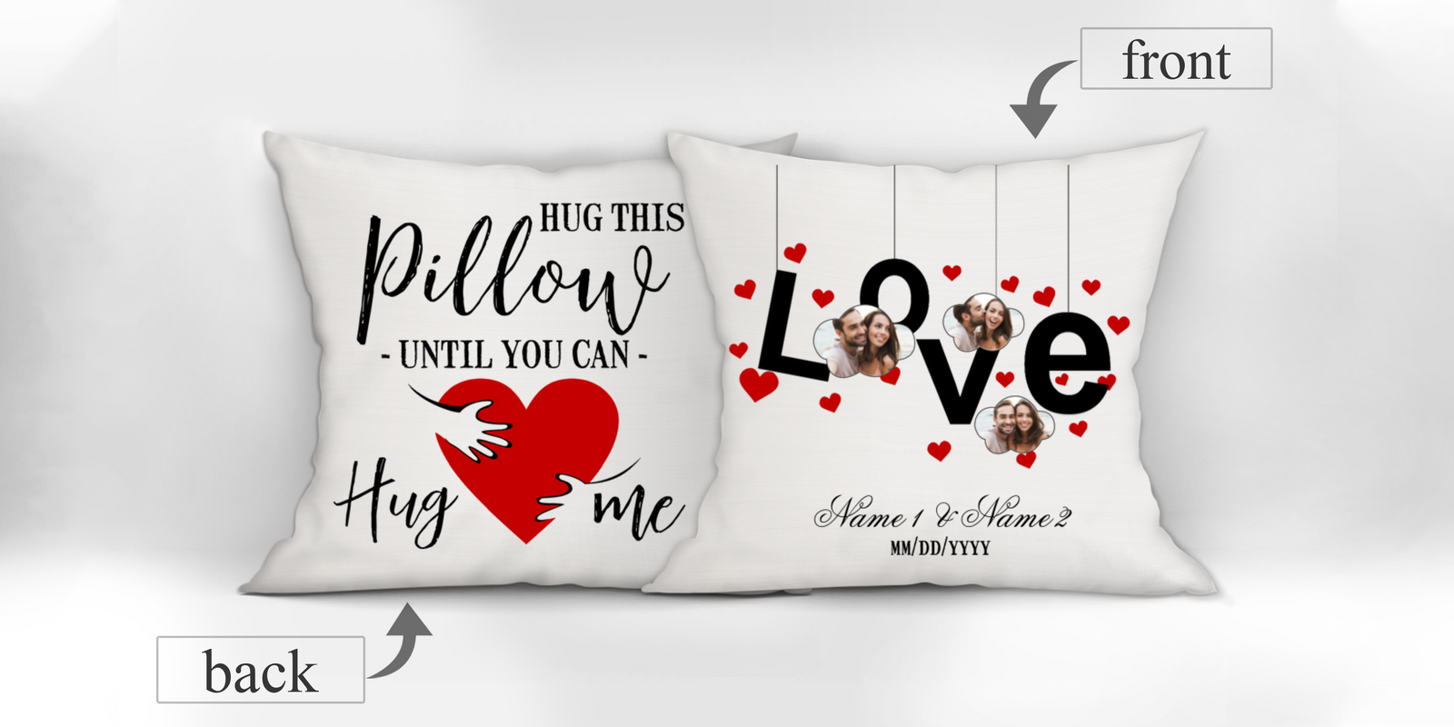 Sentimental Gift For Girlfriend Customized Pillow For Girlfriend