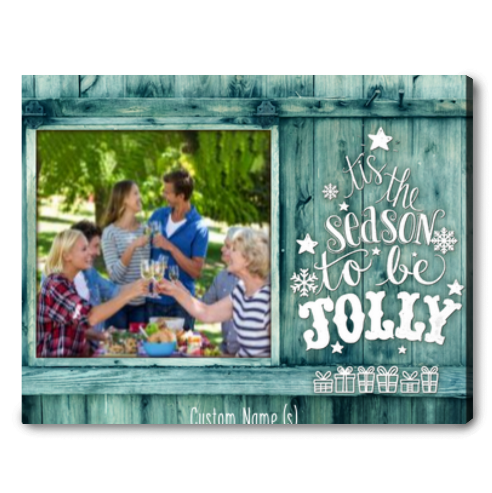 Family Xmas Gifts Ideas Unique Family Christmas Pictures Jolly Season Wall Art 