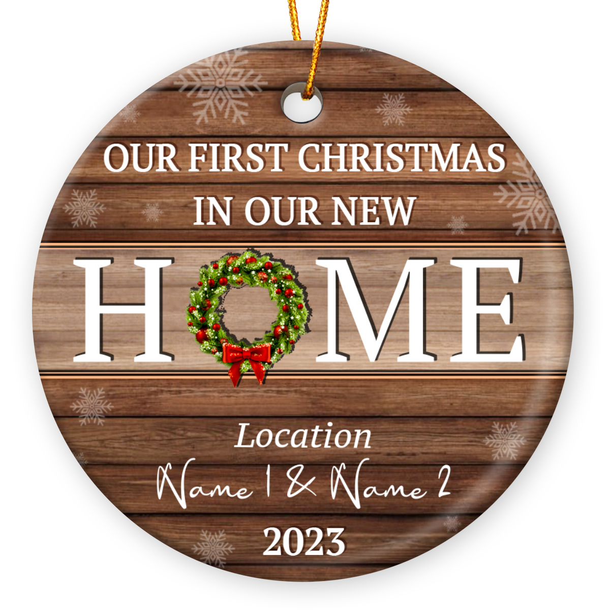 Our First Christmas In New Home Ornament House Warming Gifts
