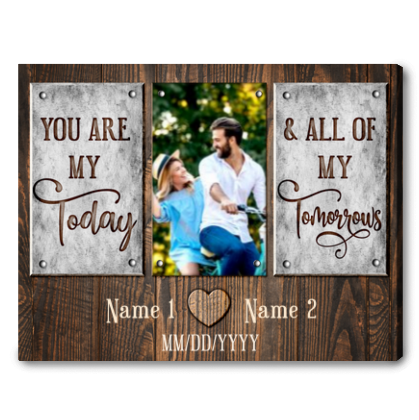 Personalized Gift For Married Couple Personalized Anniversary Gifts You Are My Today