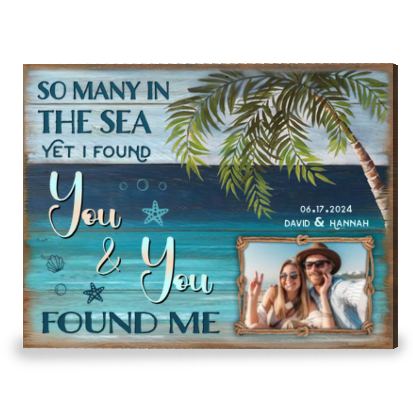 Gifts for Couples Unique Customized Photo Canvas Wall Art