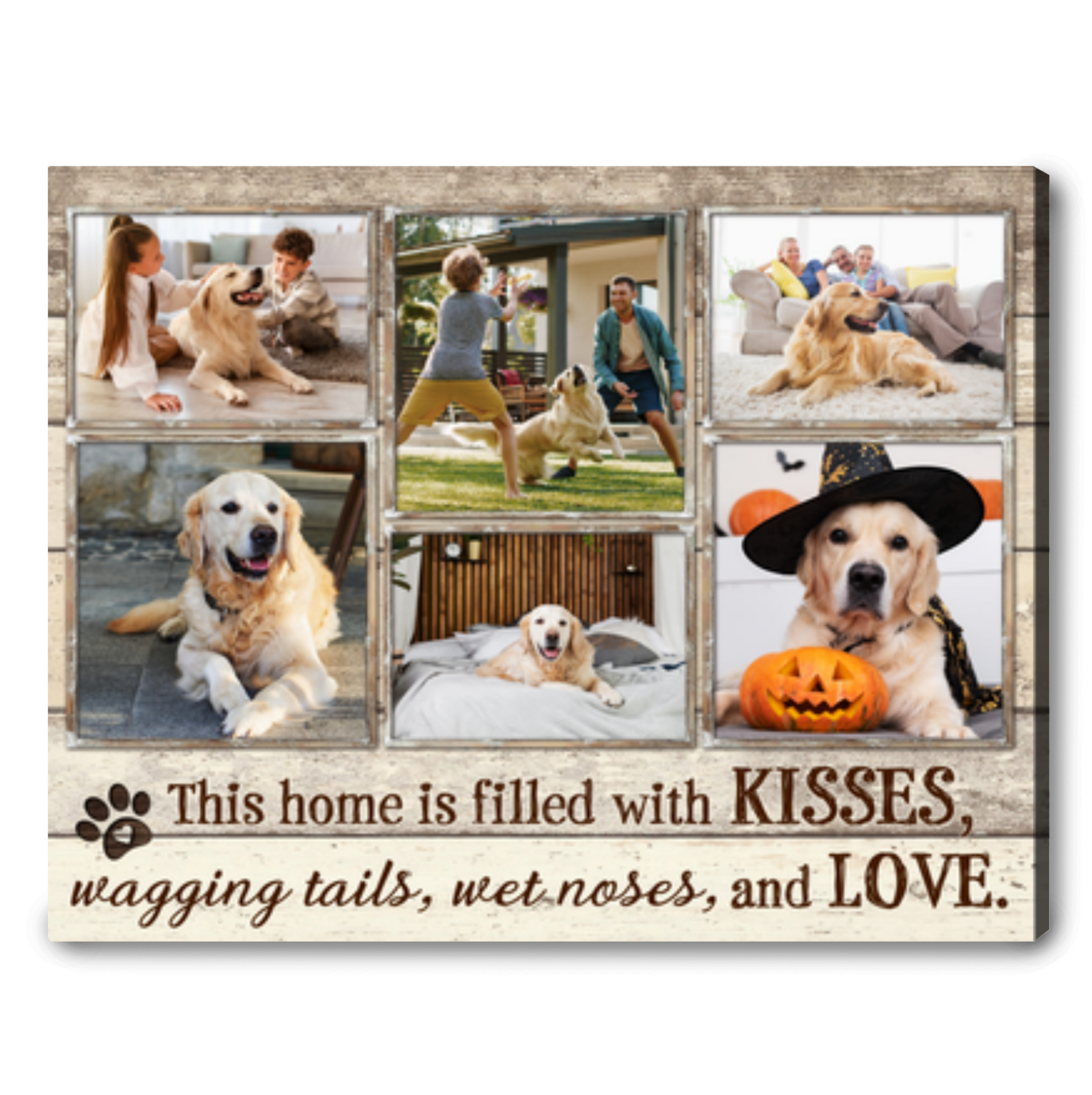 Personalized Pet Portrait Canvas Pet Photo Gift Ideas 