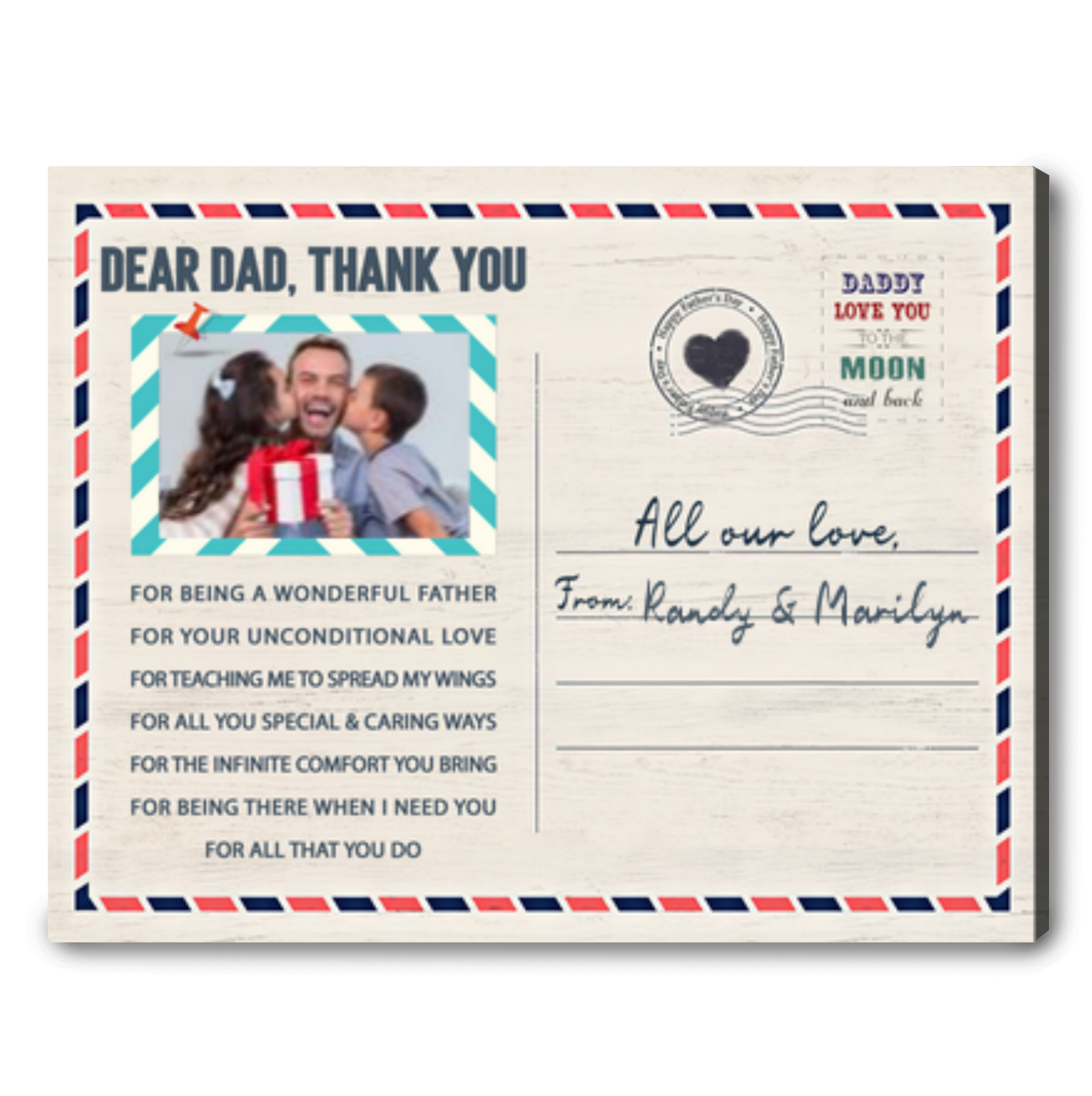Letters For Dad meaningful Father's Day Gift Customized Dad Gifts 