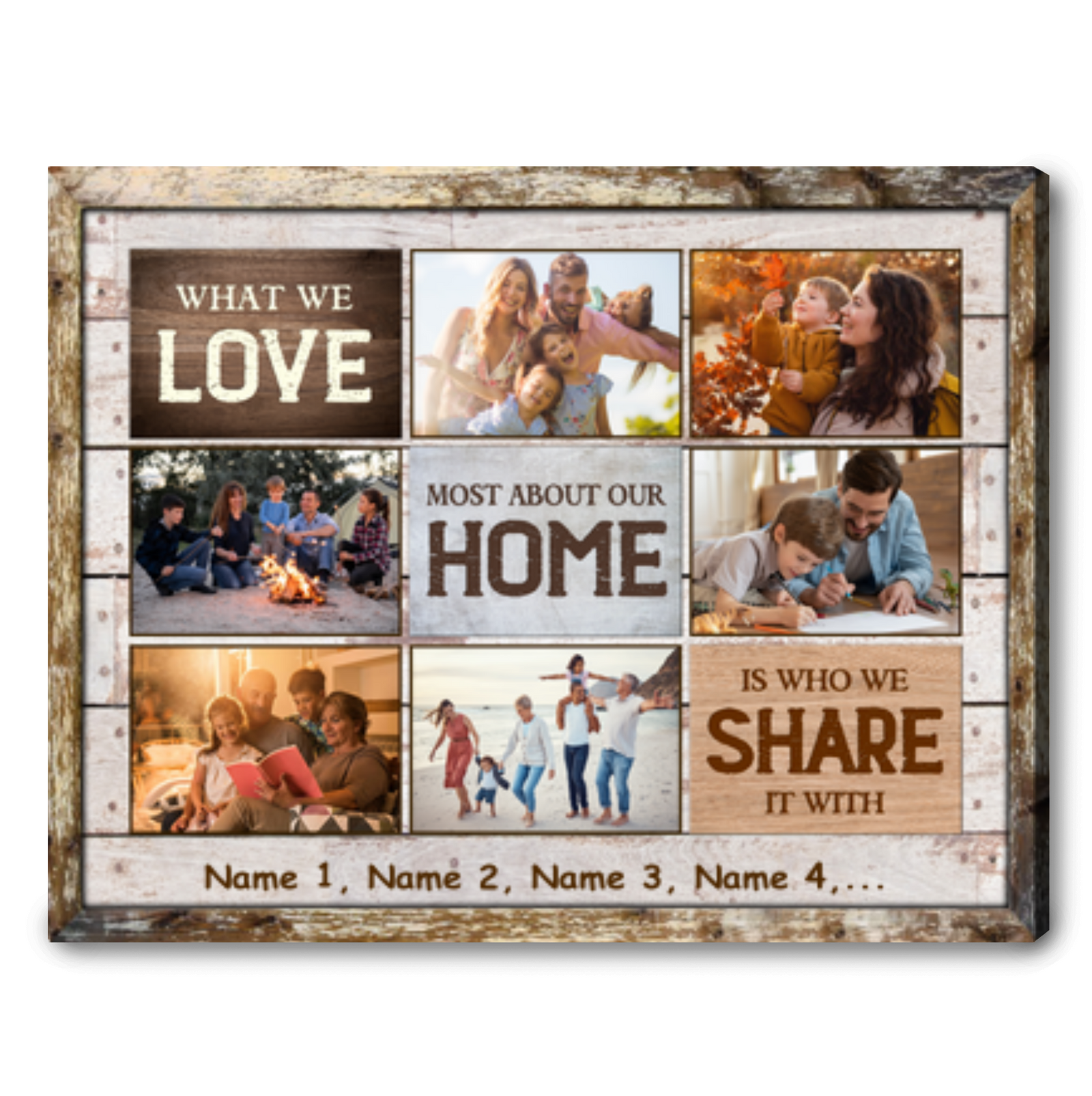Personalized Photo Collage Best Gift Ideas For Family