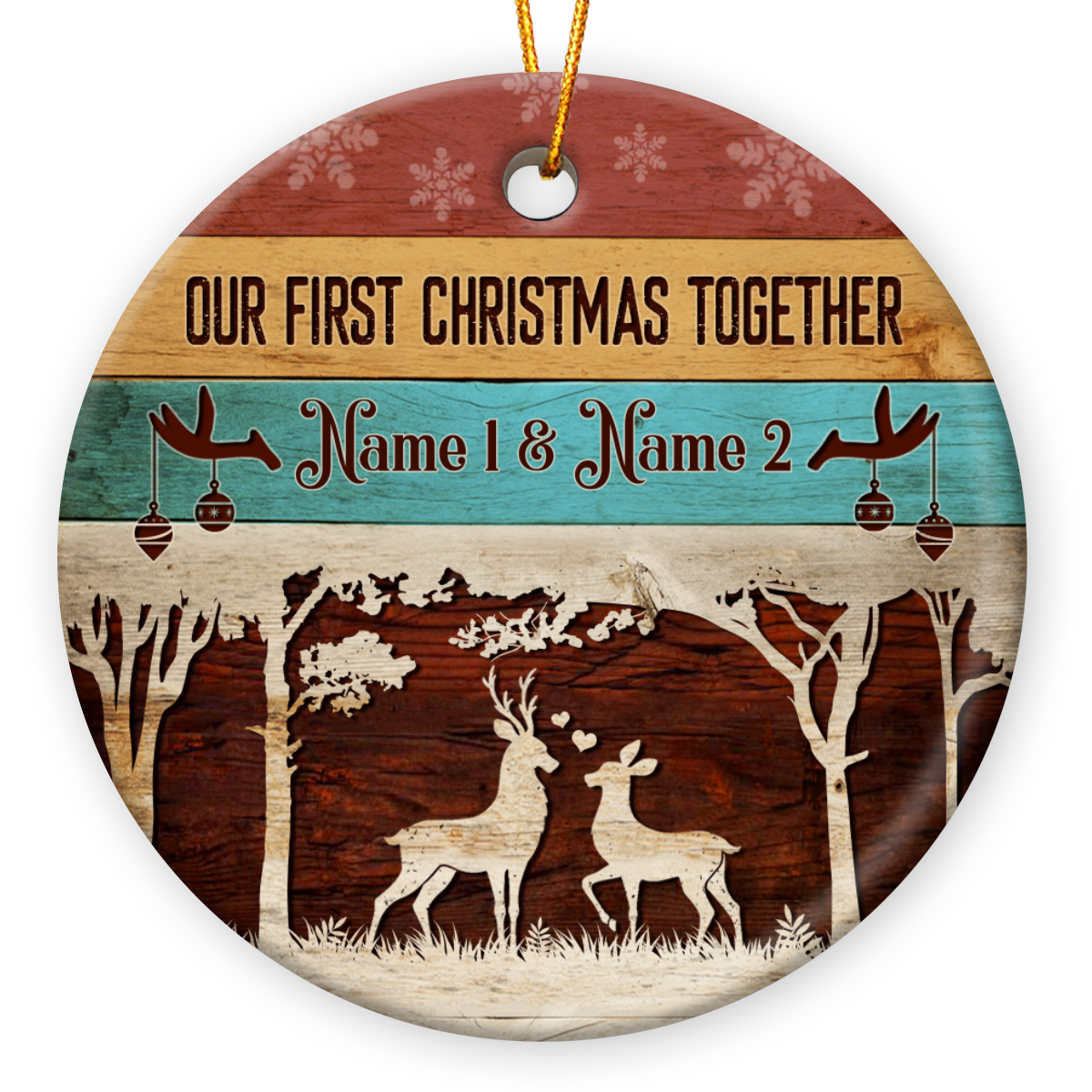 Engagement Christmas Ornament First Christmas Keepsake Gifts