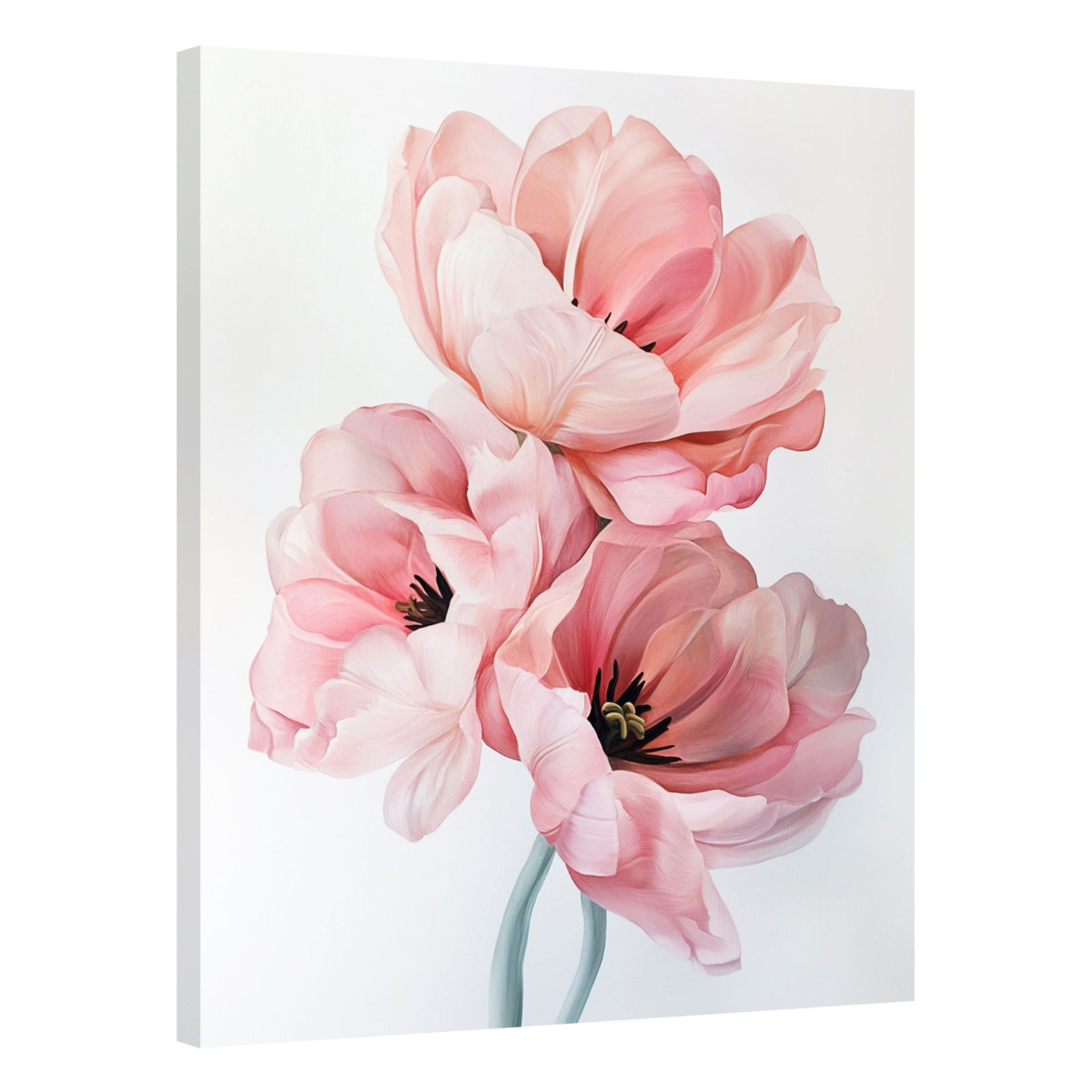 Pastel Tulip Minimalistic Flower Art