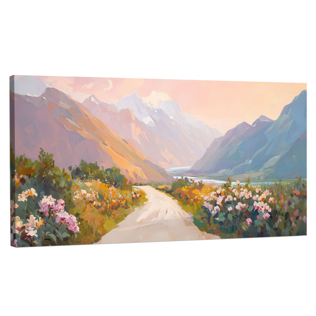 Vibrant Valley Vista Fine Arts Print