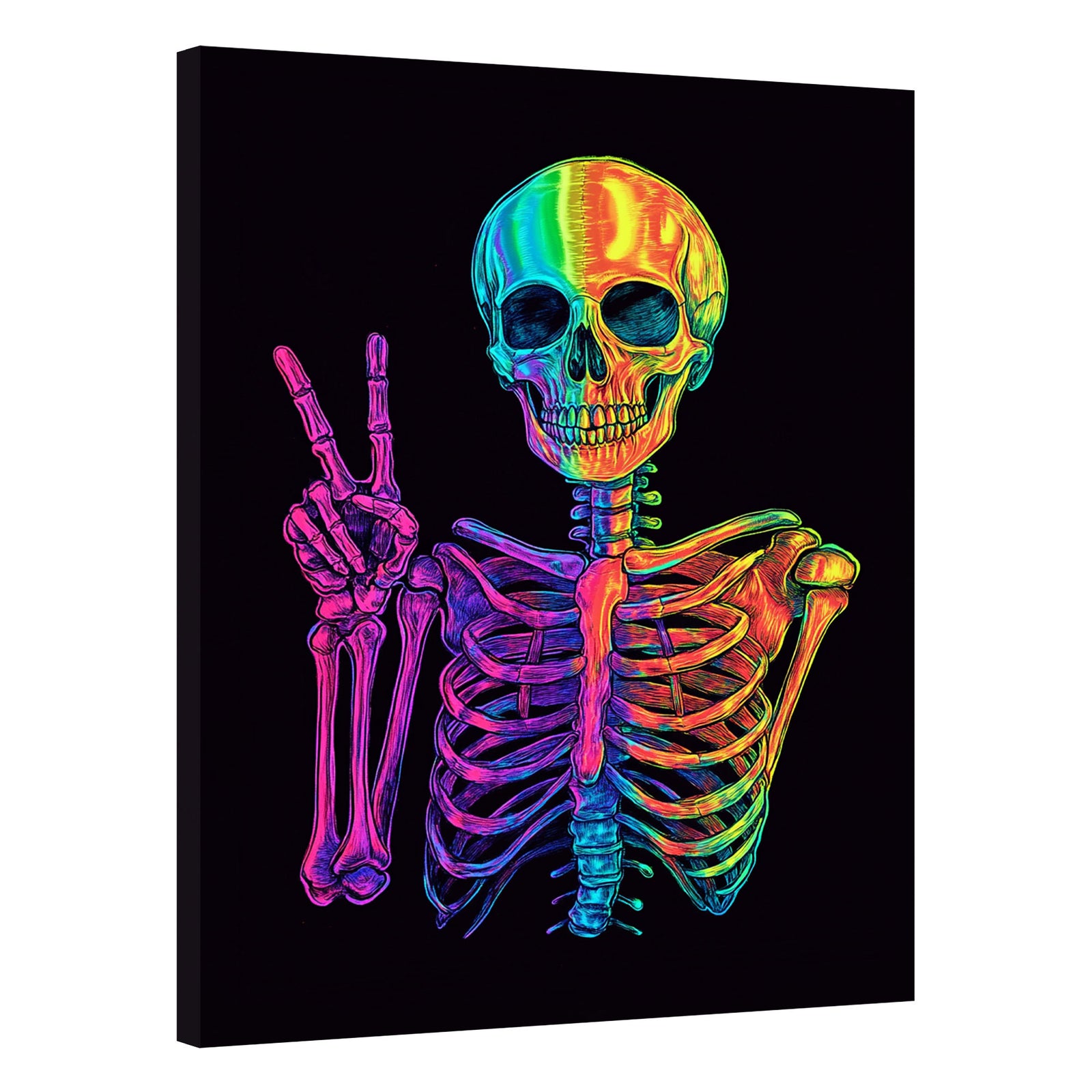 Geometric Art Deconstructed Face Wall Decor