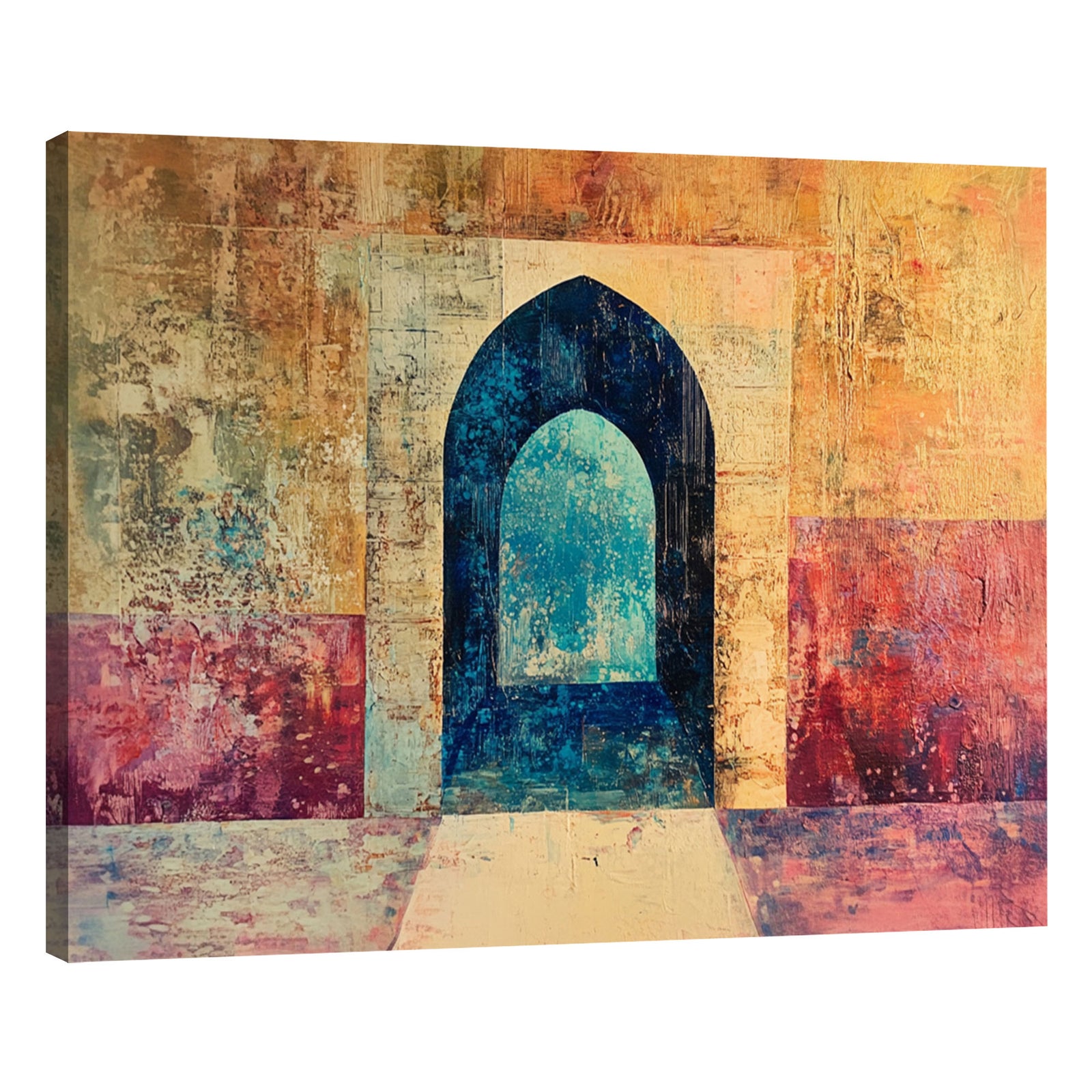 Archway Layers Boho Canvas Wall Art