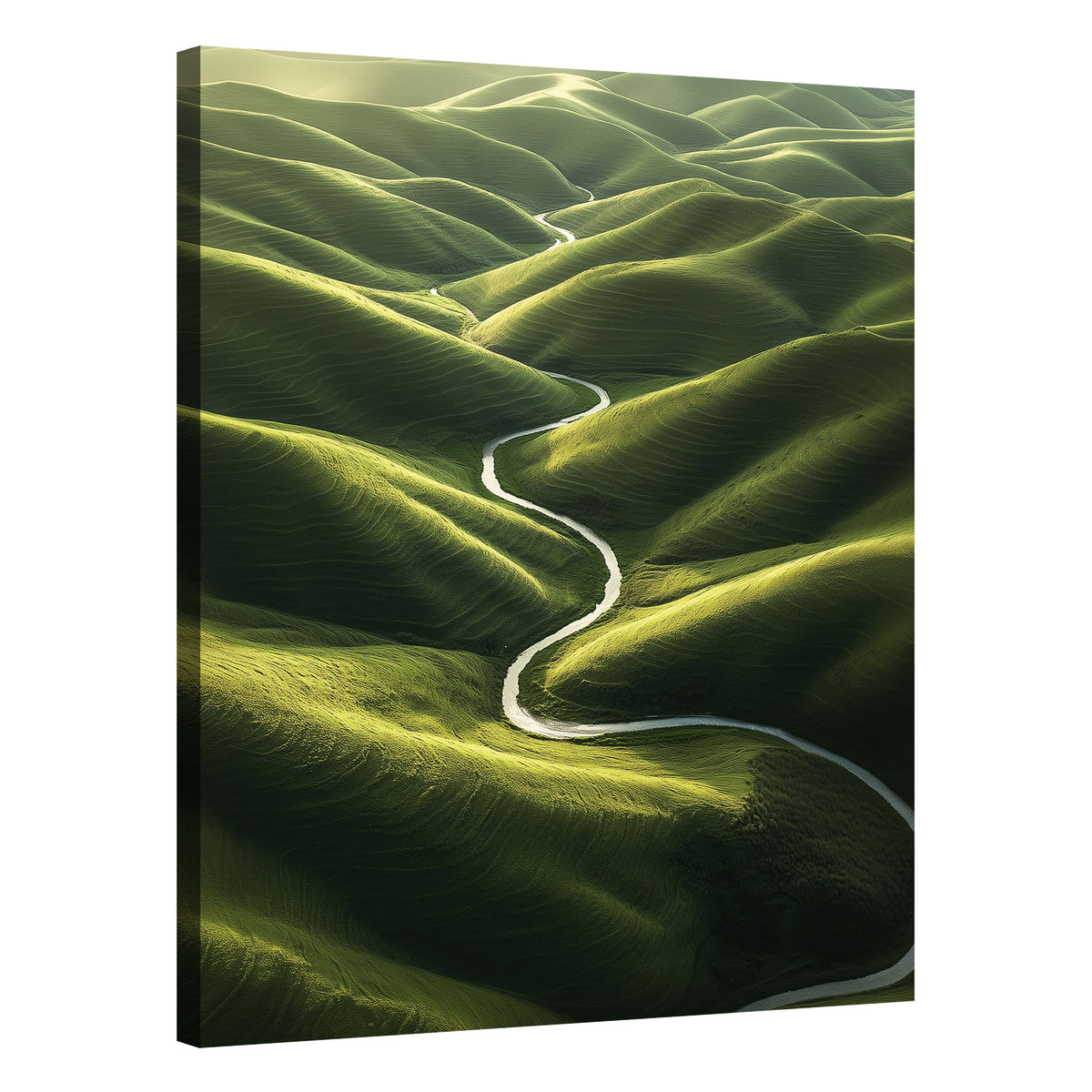 Green Hills Landscape Mountain Wall Art