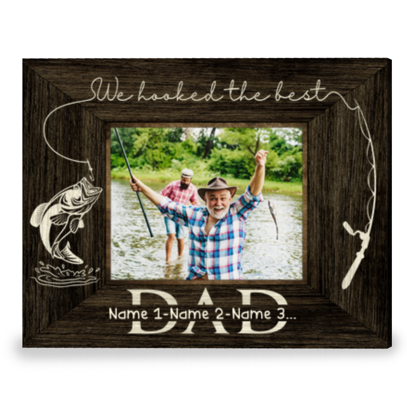 Best Fishing Gift For Dad Personalized Gift For Fisherman Canvas Print