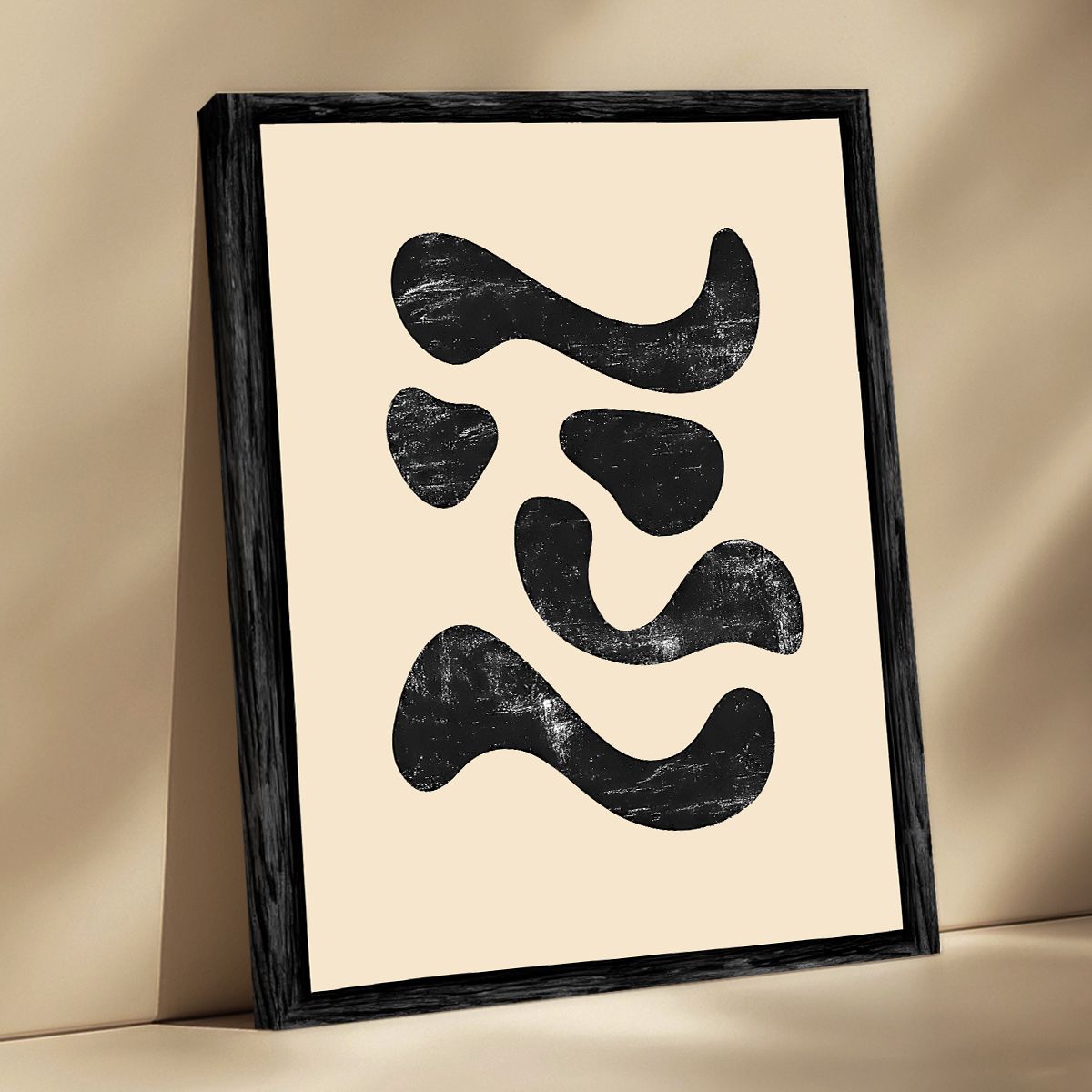 Fluid Harmony Abstract Canvas Print for Living Room