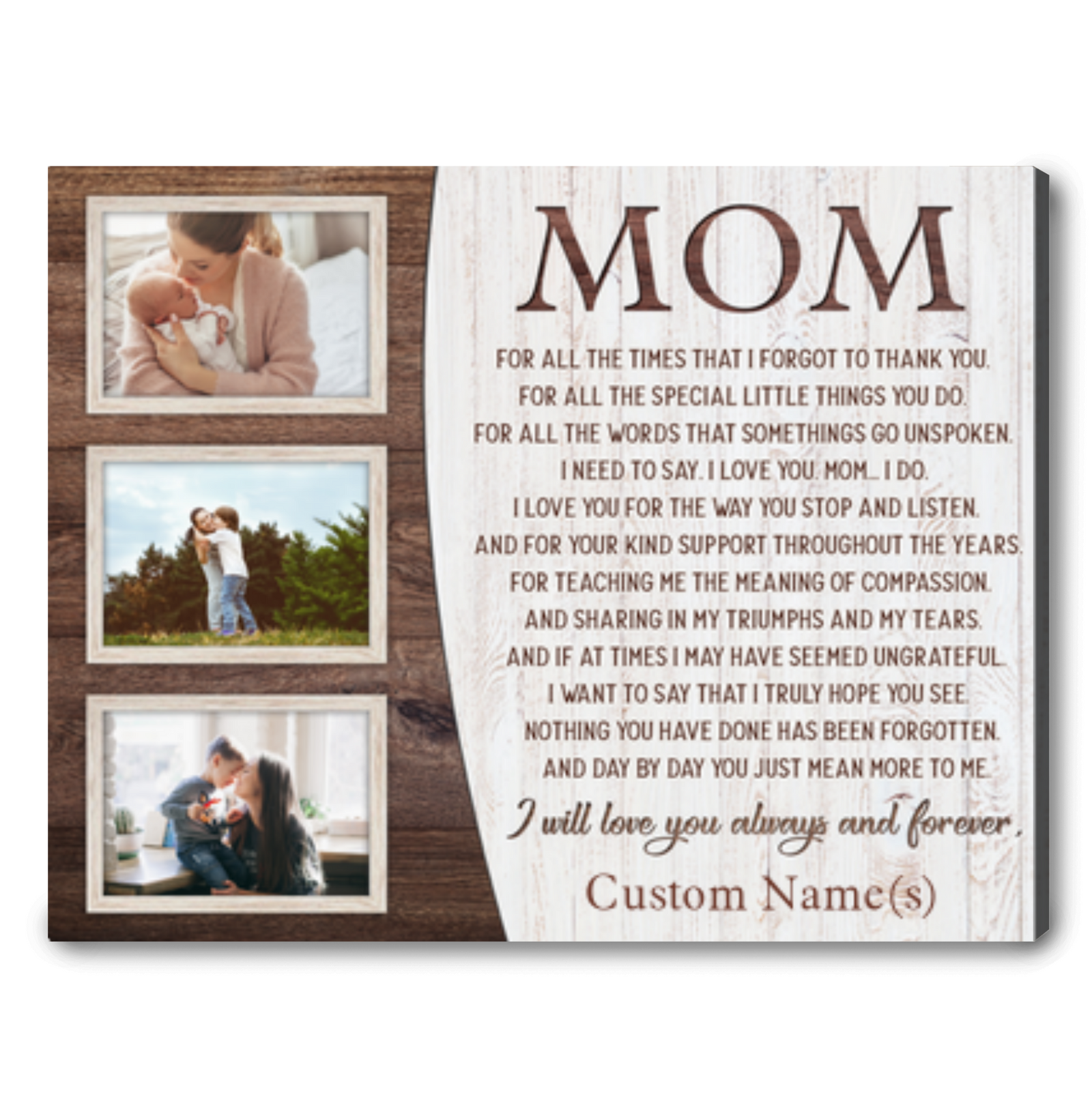 Personalized Mom Gift Meaningful Gift Idea For Mothers Day 