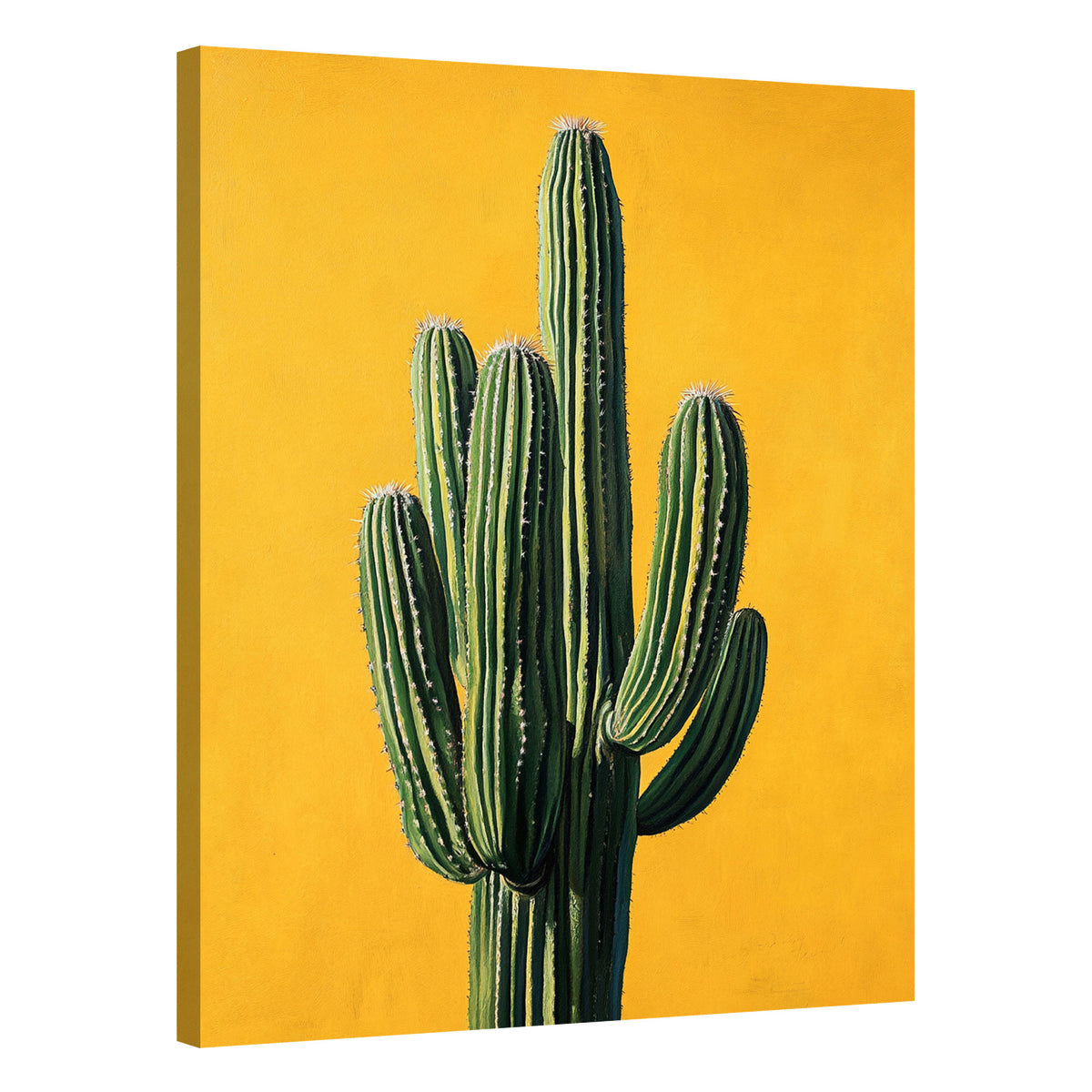 Saguaro Cactus Painting Canvas Portrait