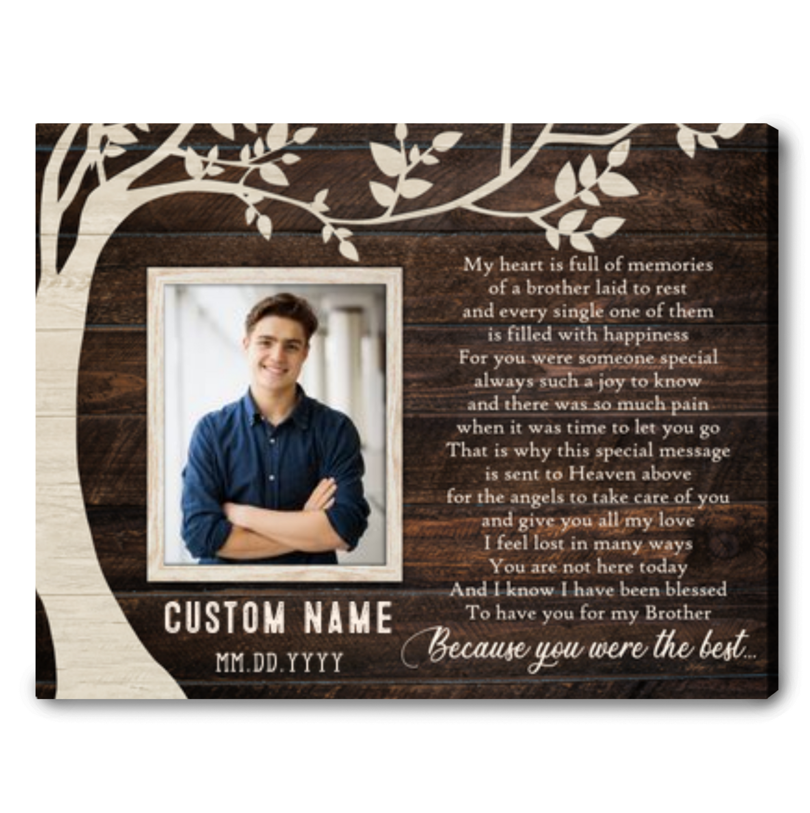 Brother Remembrance Gifts Thoughtful Christmas Gifts For Brother In Heaven