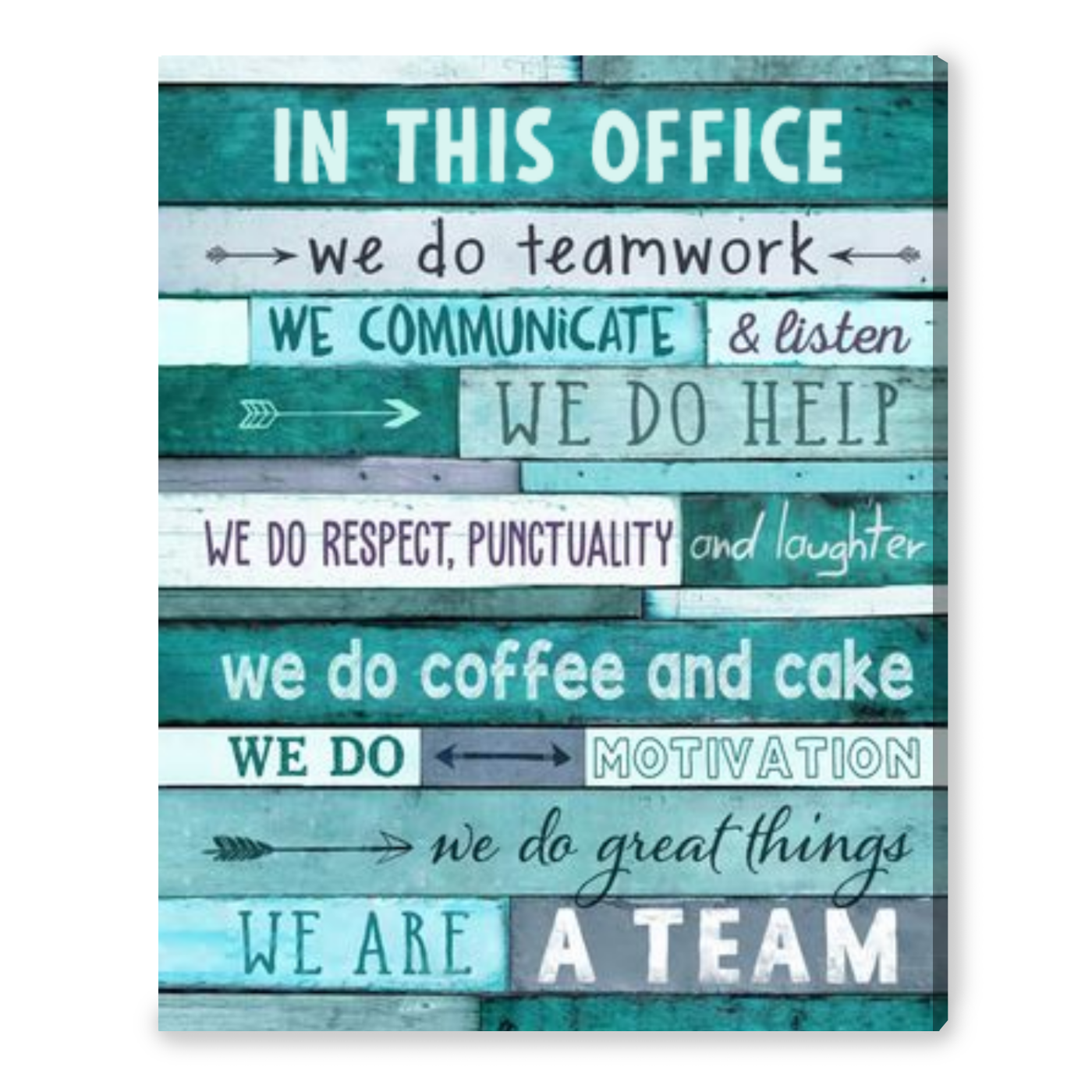 Office Sign For Wall Motivational Art Print In This Office Decor Canvas