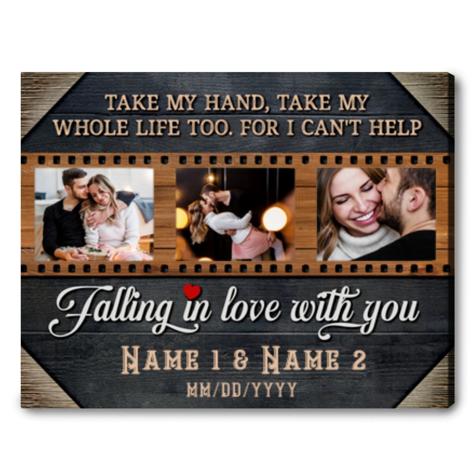 Christmas Gift For Couple Who Has Everything Custom Canvas Picture Frames