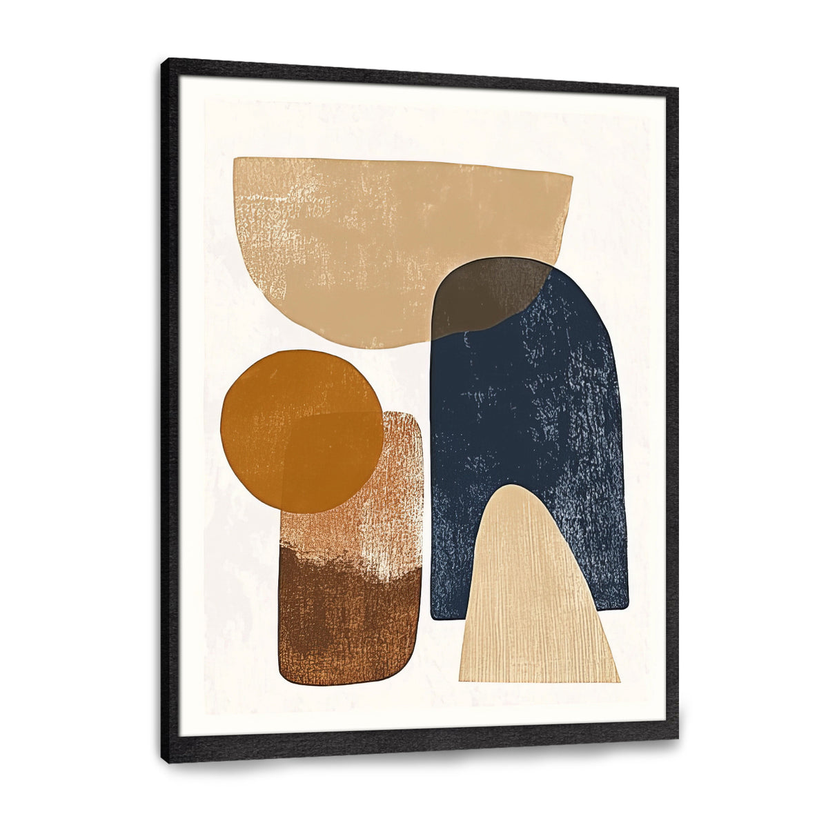 Modern Earth Abstract Canvas Print for Living Room
