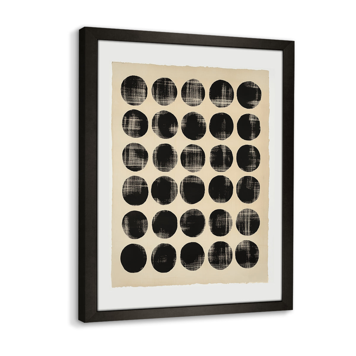 Minimal Grid Abstract Canvas Print for Living Room