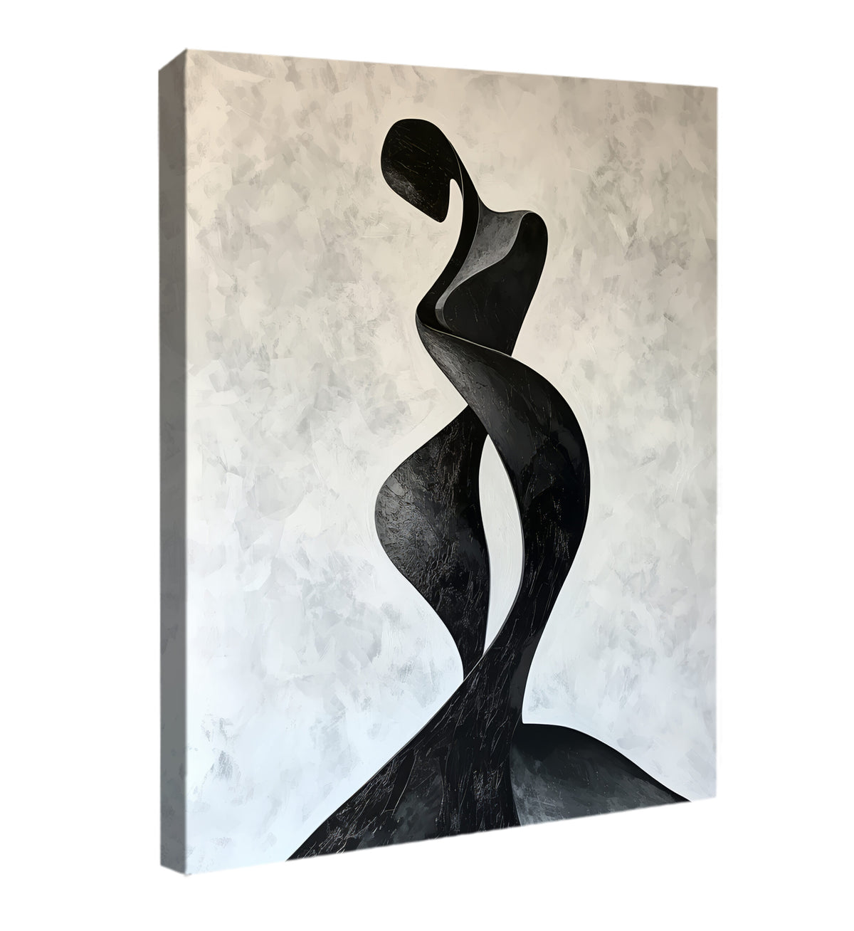Abstract Embrace Minimalist Canvas Wall Art