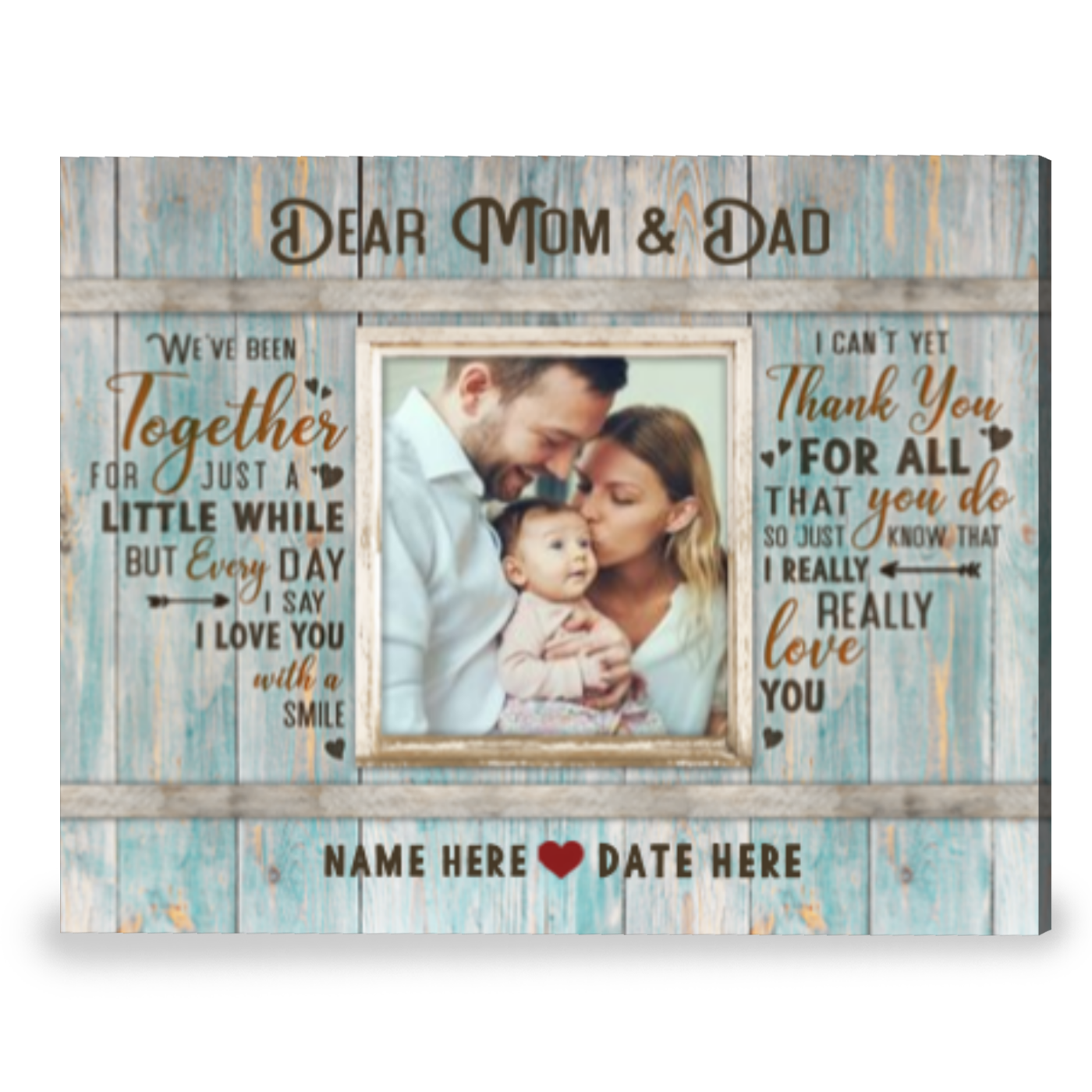 Newborn Gift Personalized Gift For New Parents Nursery Wall Decor