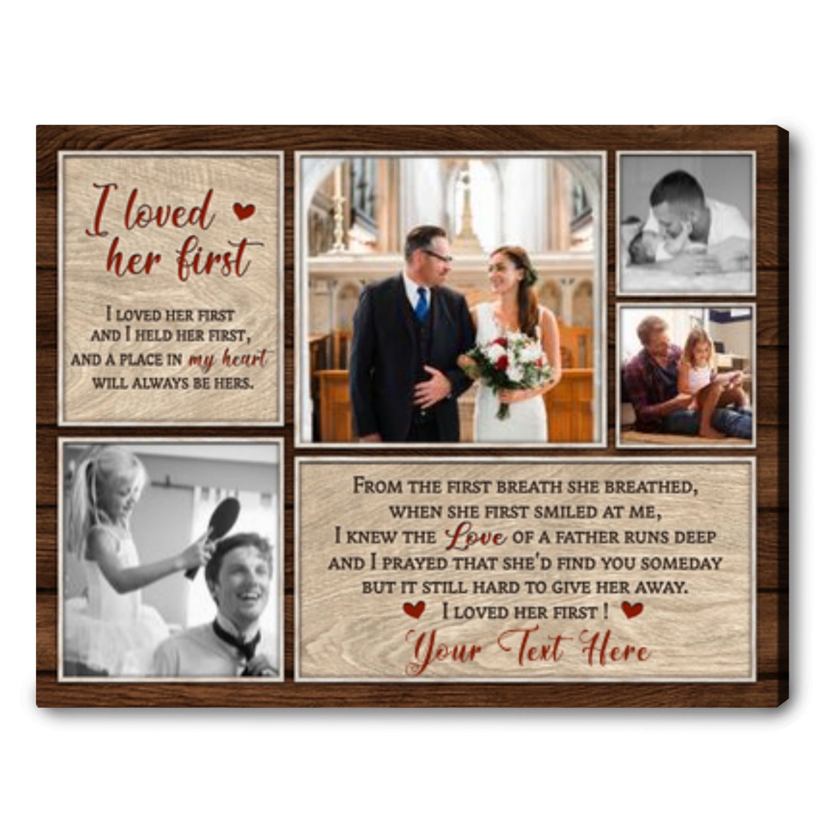Father Of The Bride Wedding Gift Gift For Daughter On Wedding Day 