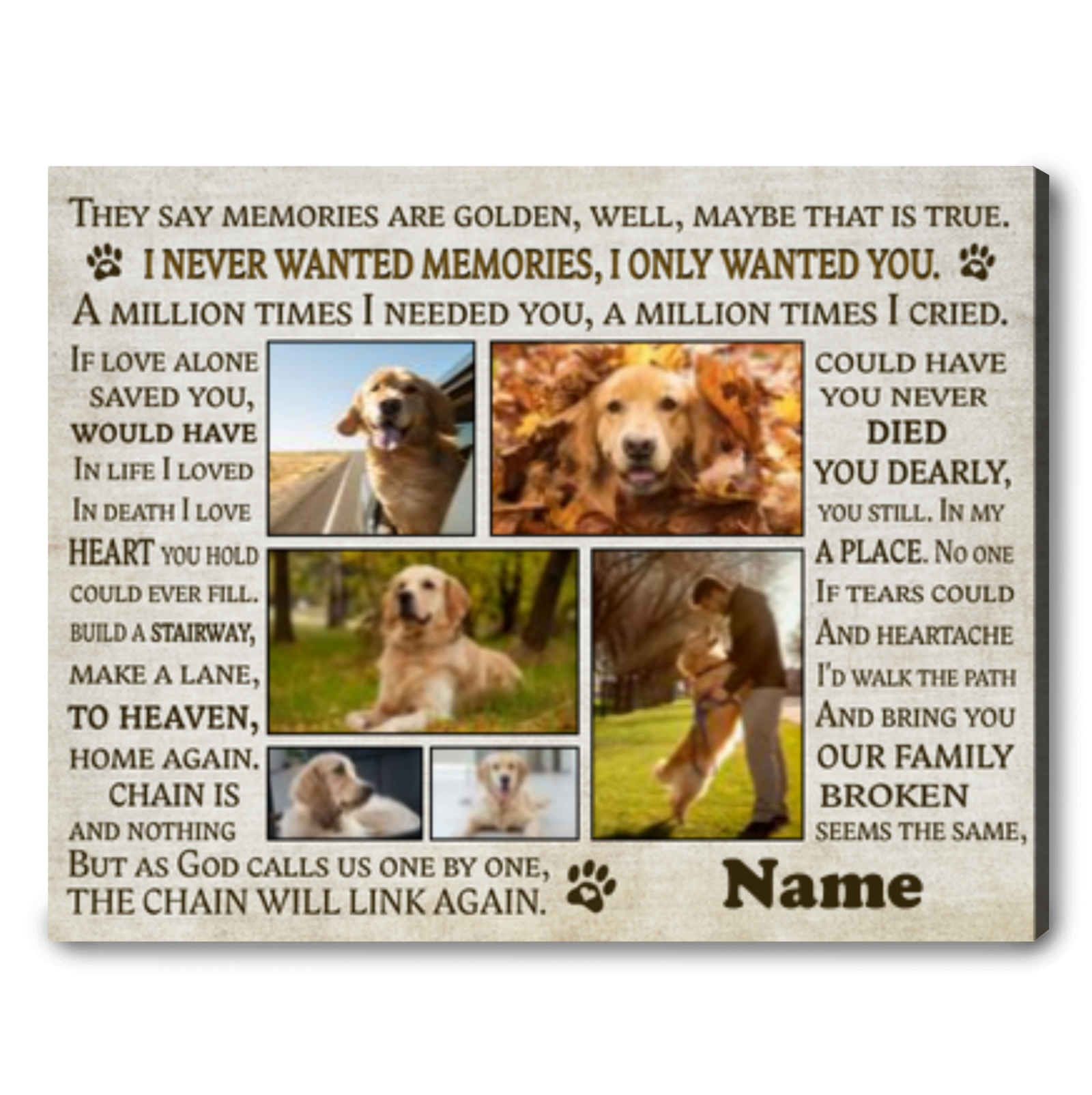 Memorial Gifts For Dog Owners Personalized Sympathy Gift For Dog Passing 