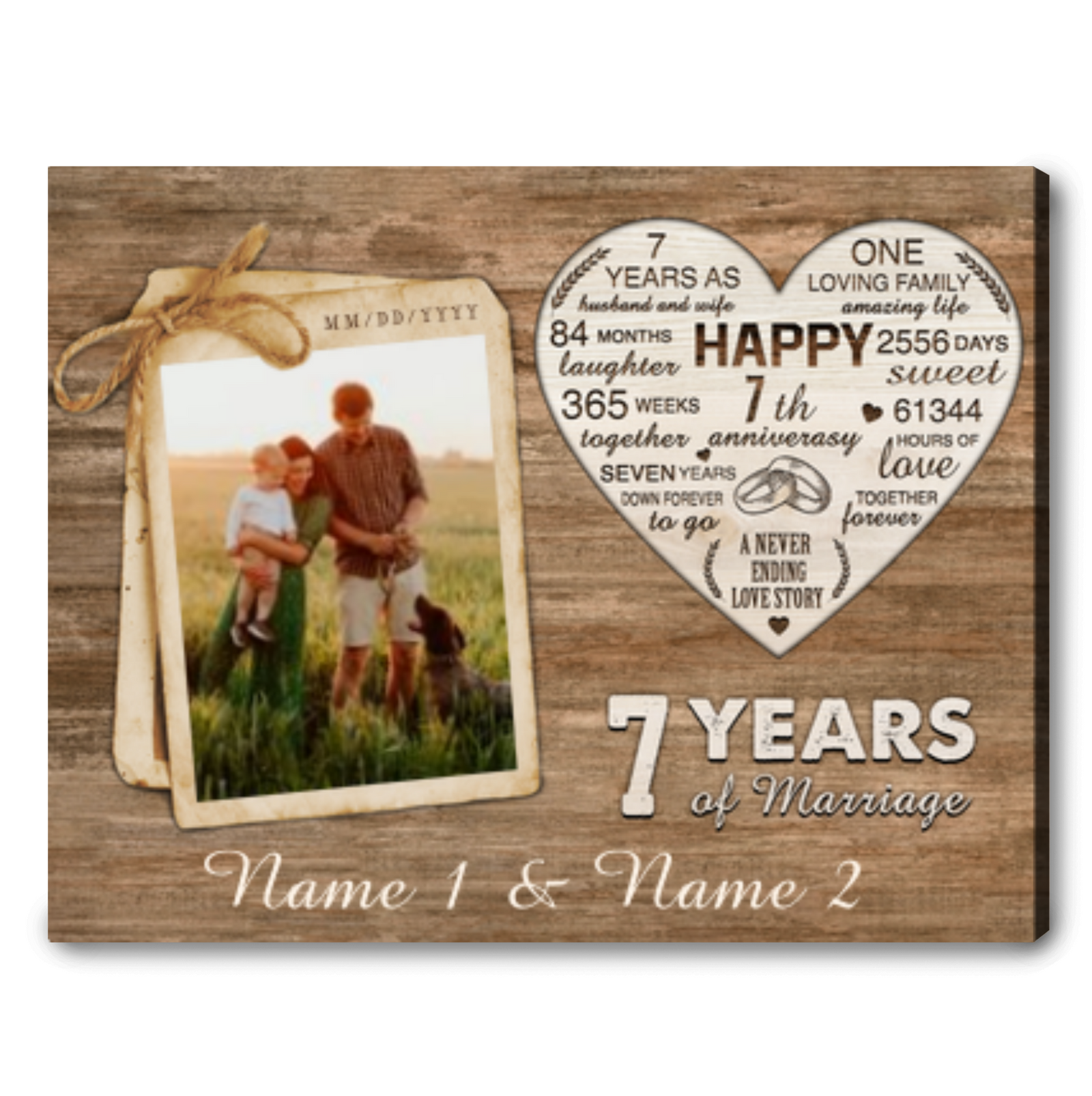7 Year Anniversary Gift For Wife 7th Wedding Anniversary Gifts By Year