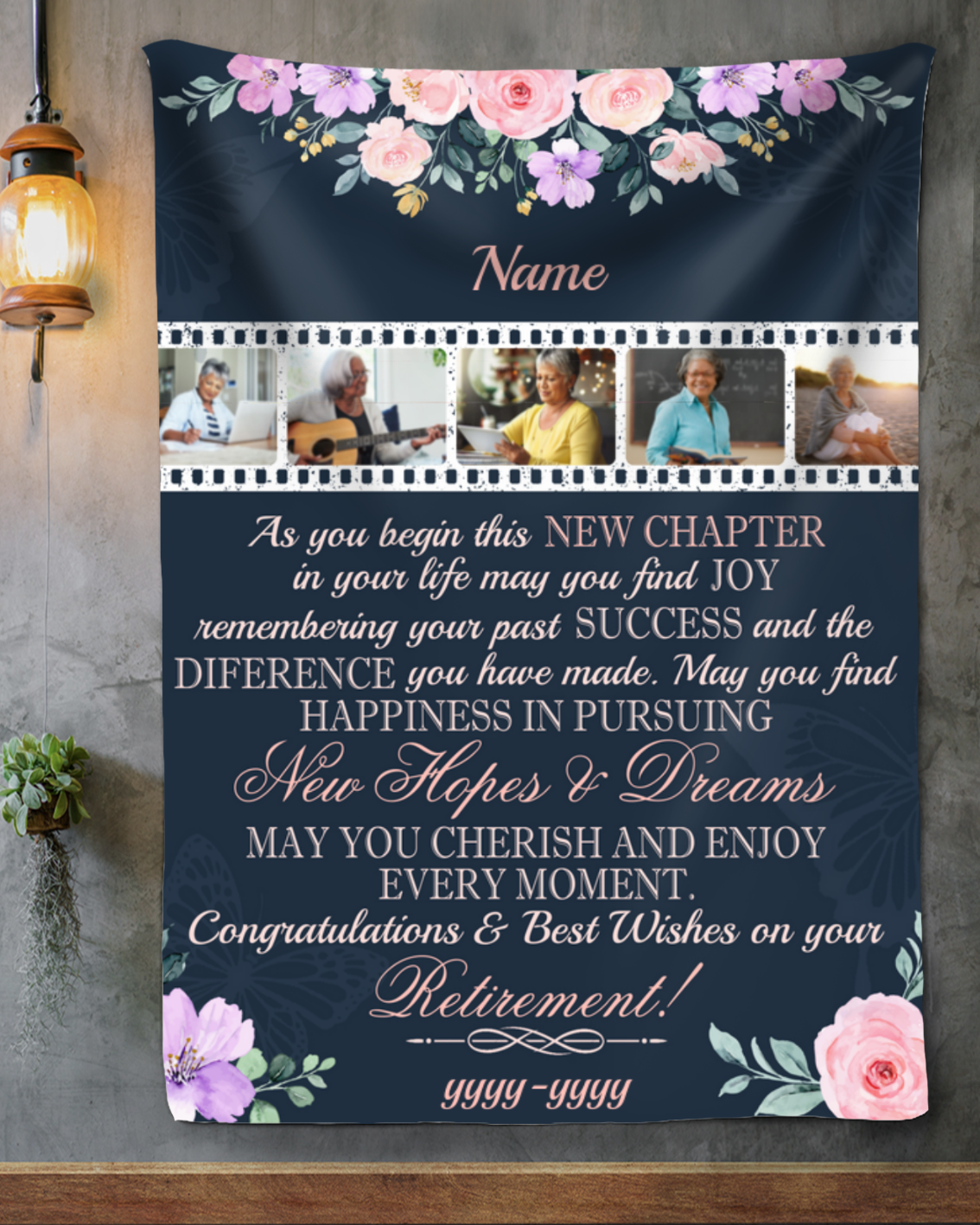 Good Custom Retirement Gift For Women Retirement Blanket Personalized