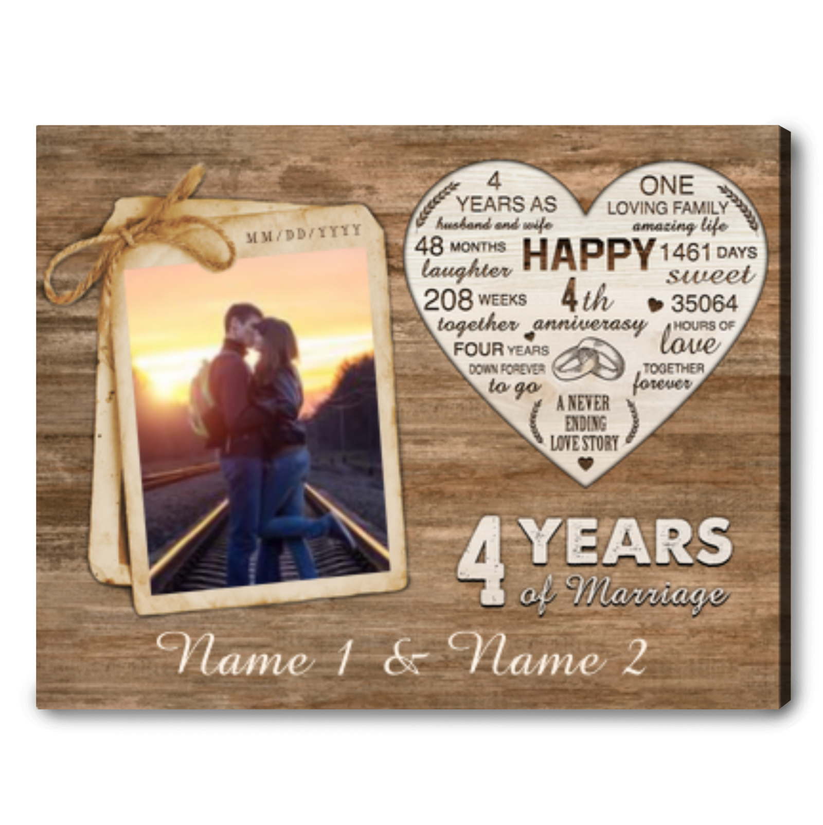 Best 4th Wedding Anniversary Gifts For Her Gift For 4th Wedding Anniversary 