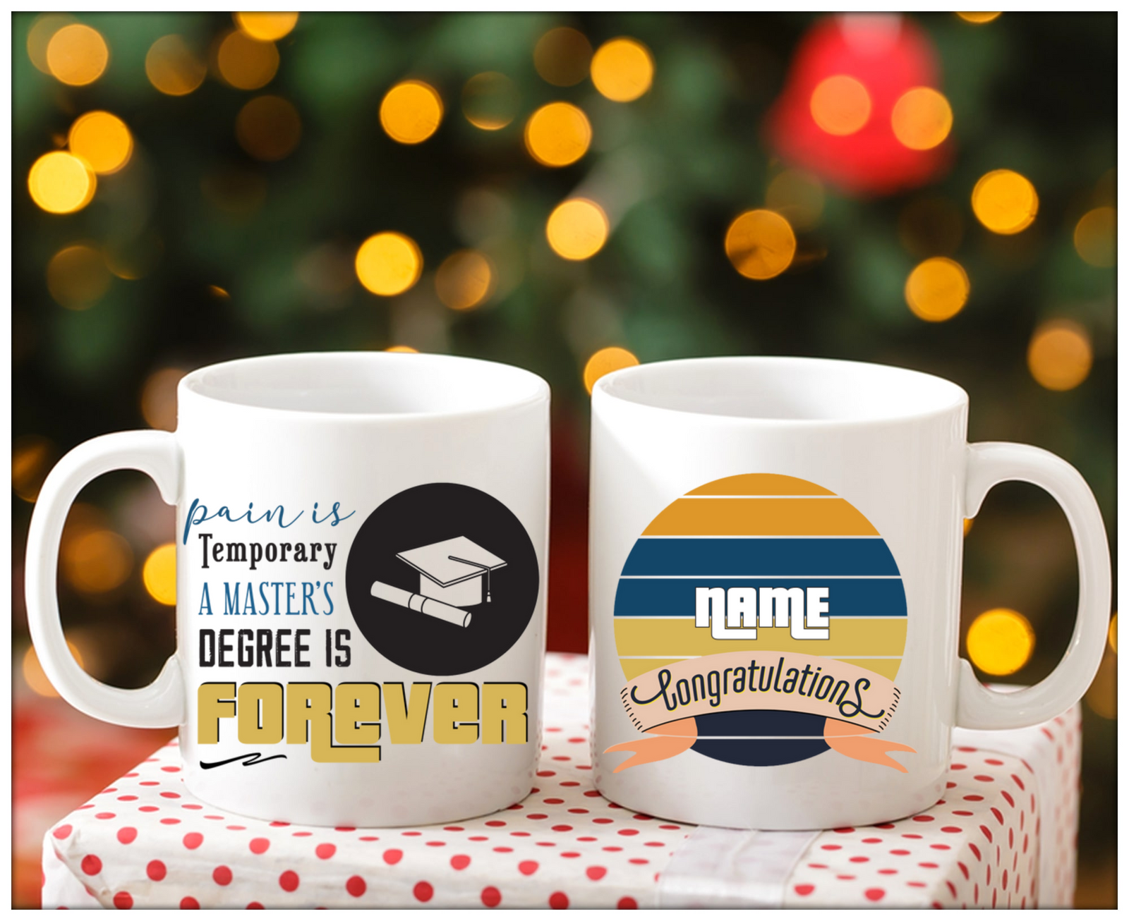 Personalized Graduation Gift Customized Name Mug