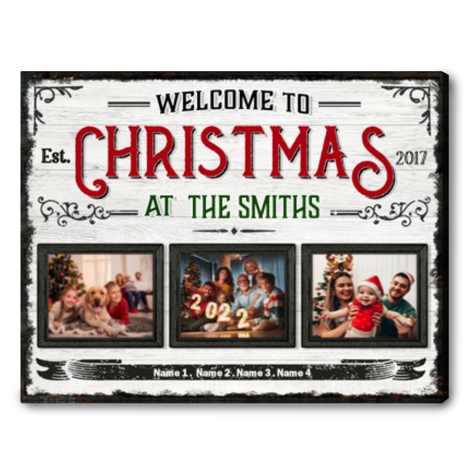 Unique Christmas Gifts For Family Farmhouse Christmas Wall Decor