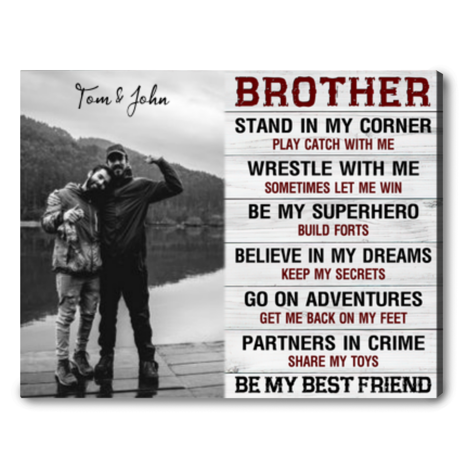 Gift For Brother Birthday In Low Price Personalized Gift For Elder Brother Ideas