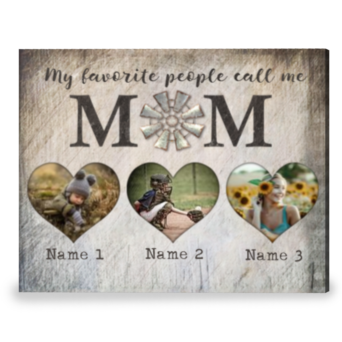Best Customizable Gift For Mom On Mother's Day Photo Gift Canvas Wall Art