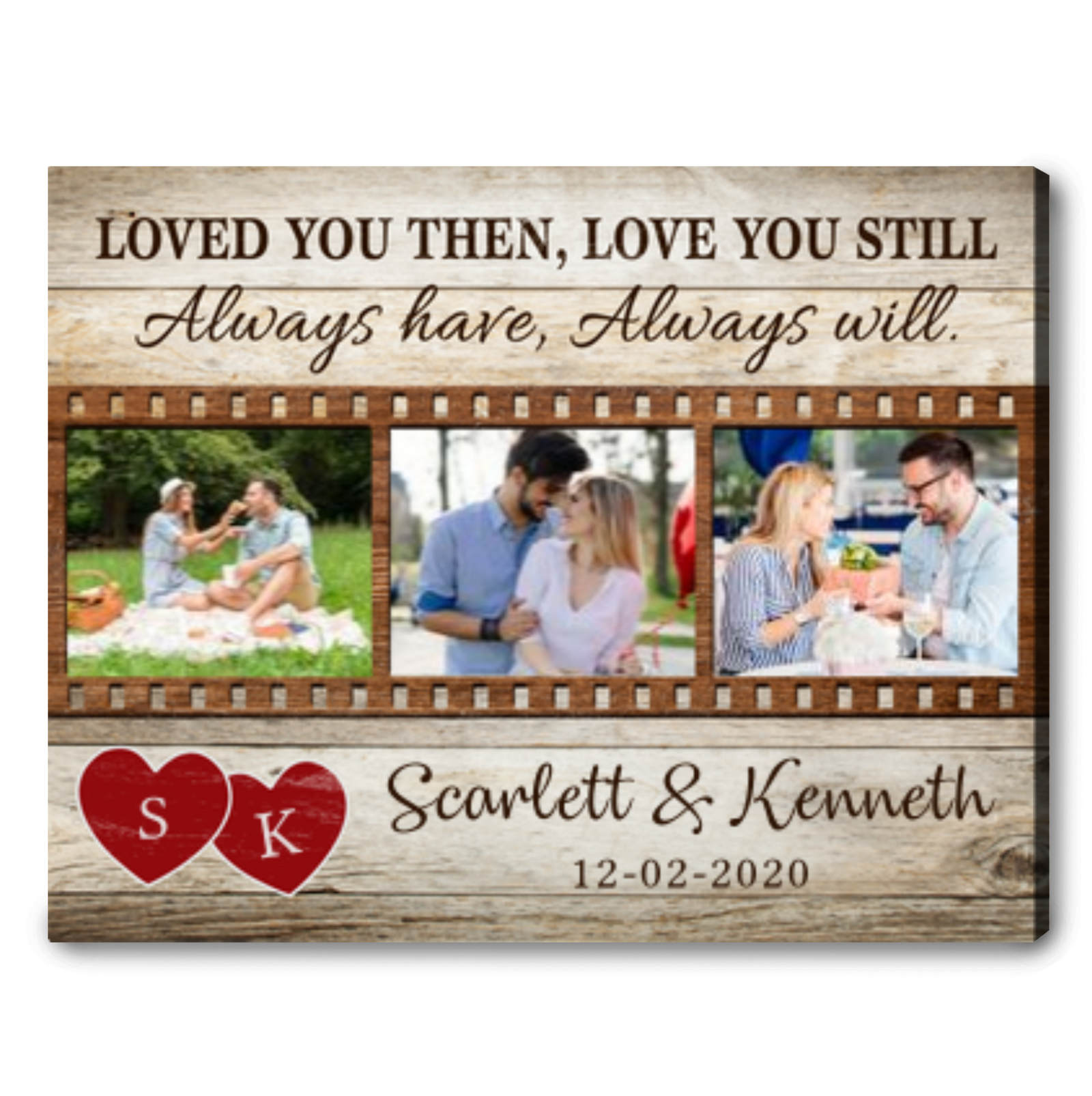 Romantic Birthday Gift Ideas For Girlfriend Custom Photo Canvas