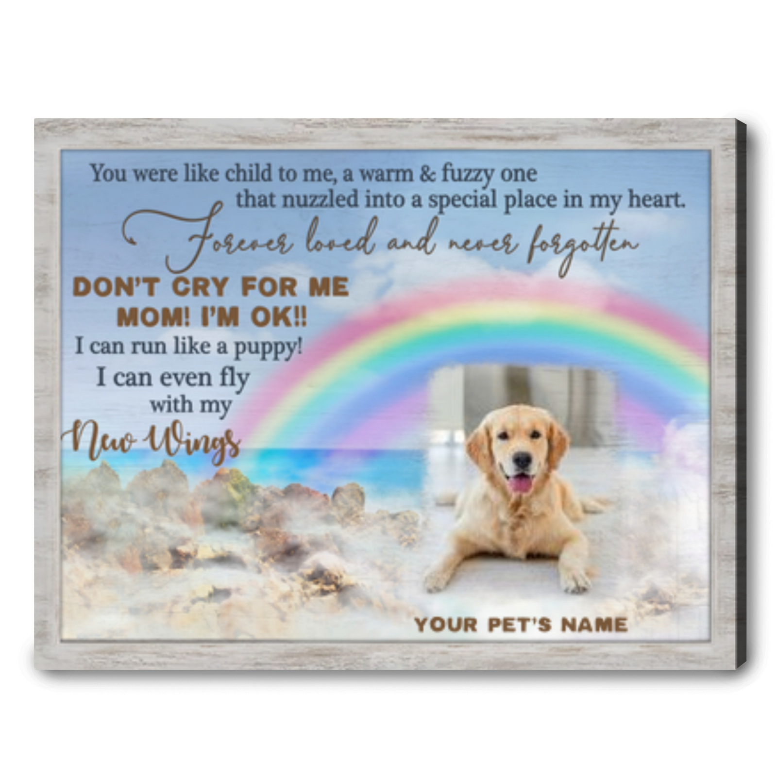 Custom Dog Memorial Gifts Loss Of Dog Memorial Gifts