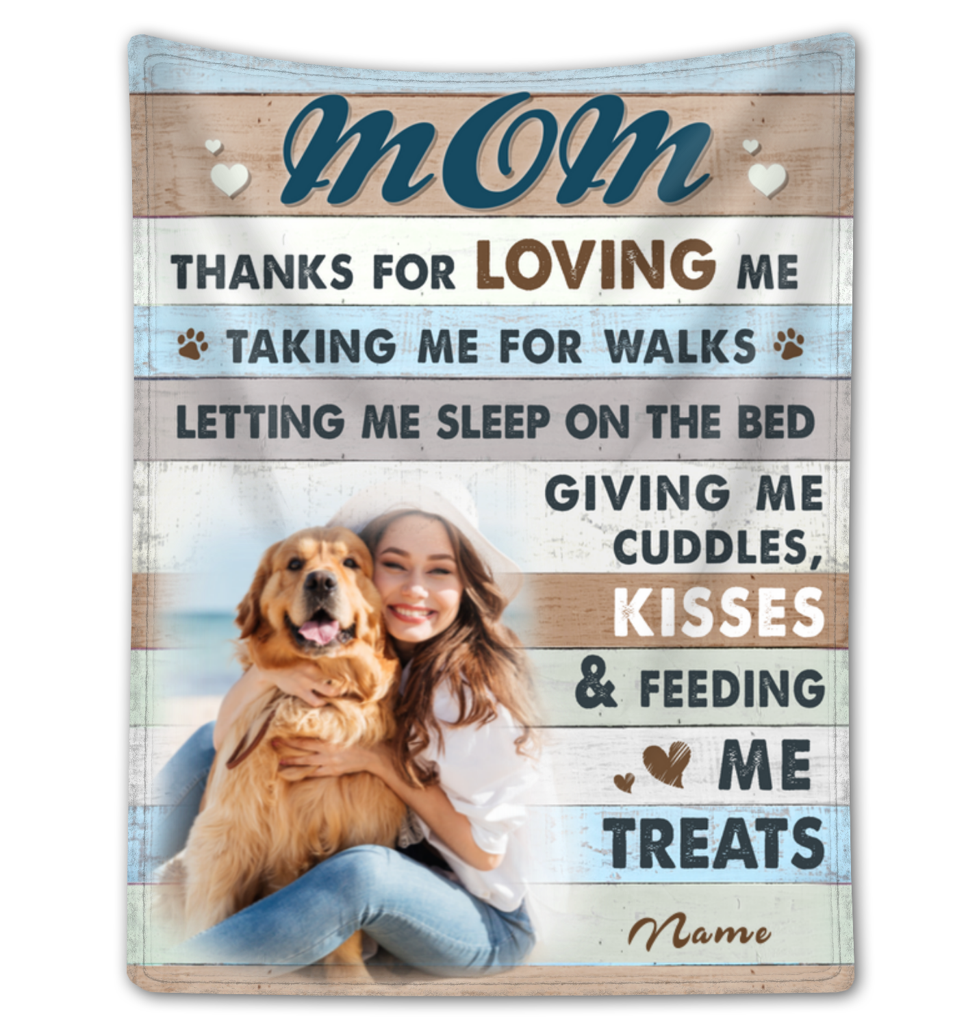 Fleece Blanket Dog Mom Gift Meaning Gift For Dog Mom