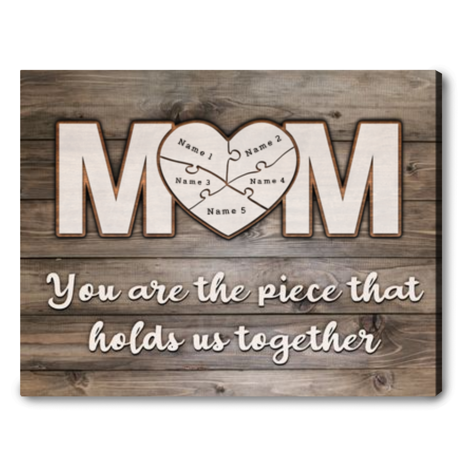 Thoughtful Gift For Mom On Birthday Personalized Canvas Mother's Day Gift