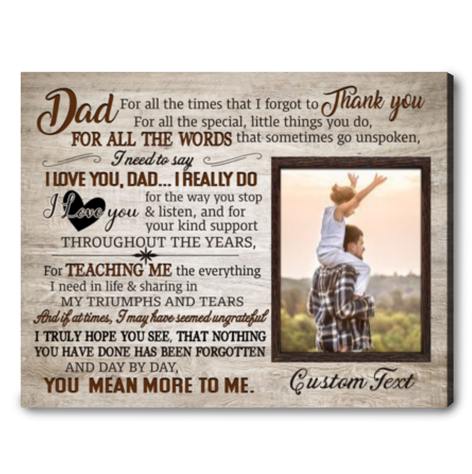 Custom Father's Day Gift Best Gift For New Dad Personalized Gift For Dad