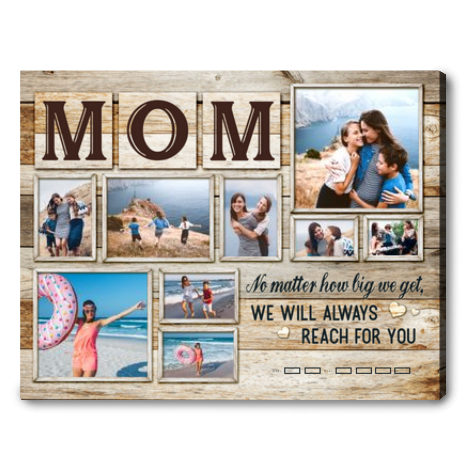 Personalized Canvas For Mom Mother's Day Wall Decoration Ideas 