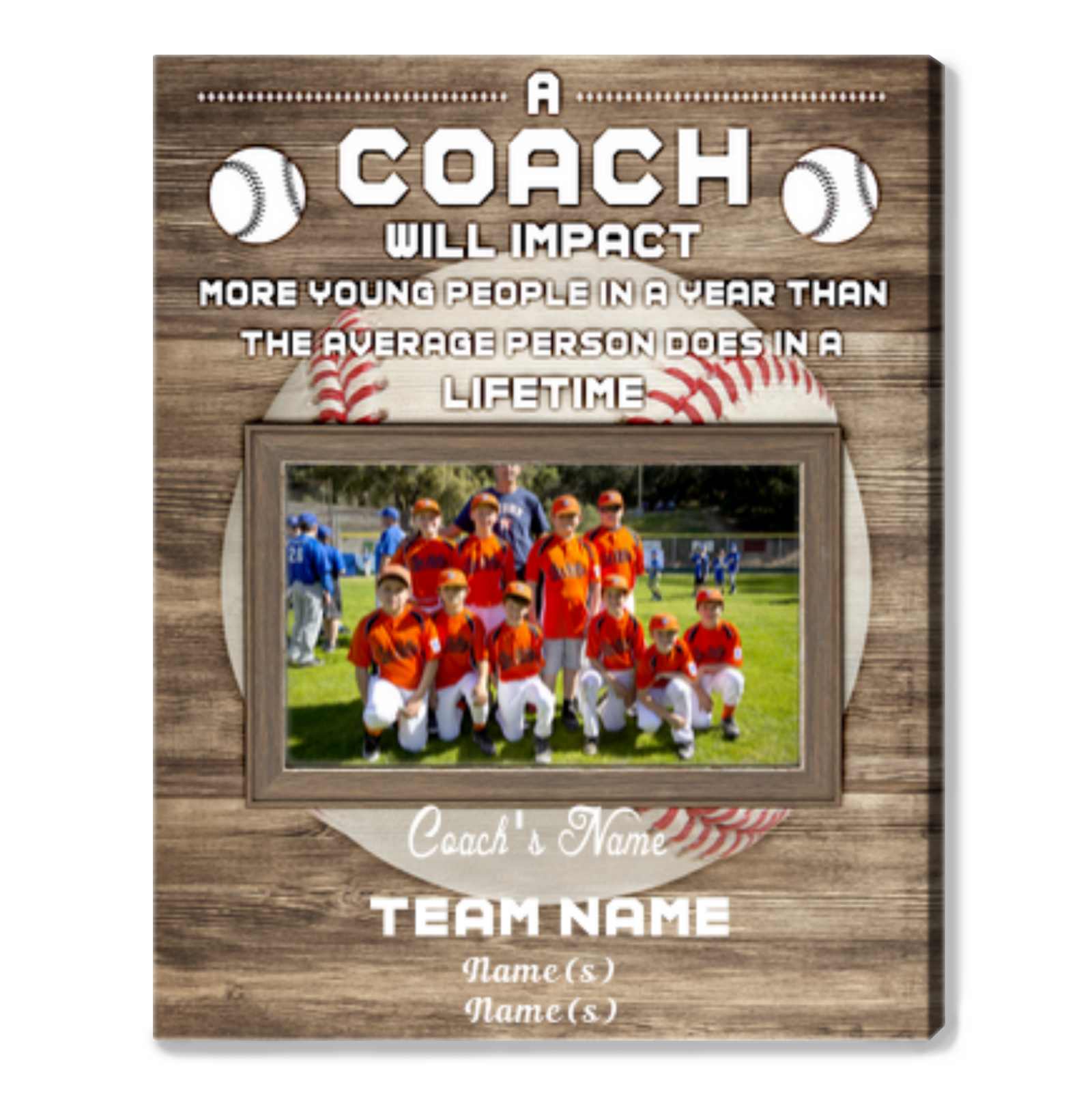 Gift For Baseball Coach Personalized Gifts For Baseball Coaches Baseball Team Gift