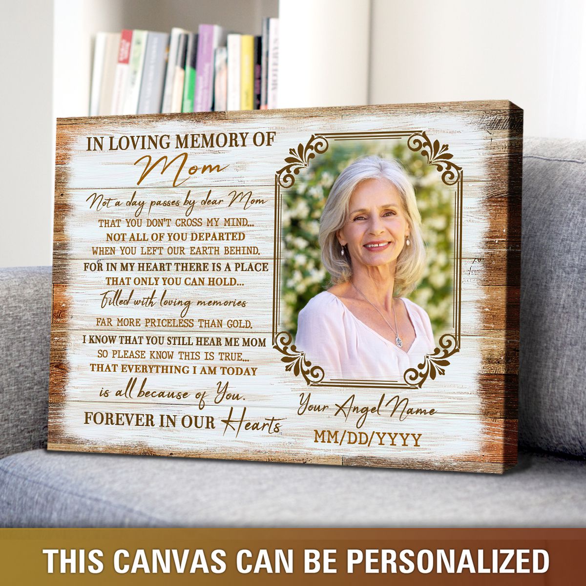 Personalized Sympathy Gifts For Loss Of Mother Remembrance Mother In Heaven Poem