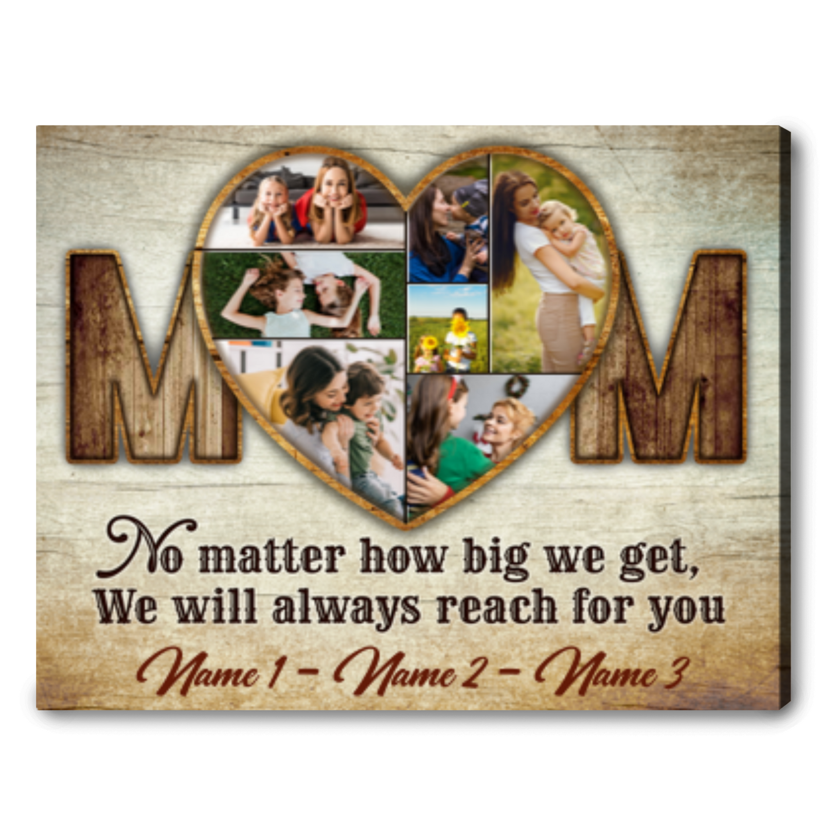 Custom Great Gifts For Mom No Matter How Big We Get Canvas Print