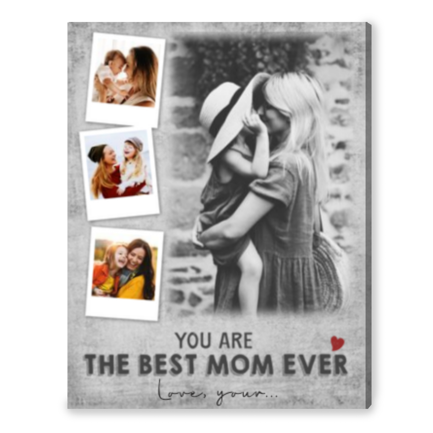 Custom Gift For Mom Birthday From Daughter Best Mom Ever Canvas Print
