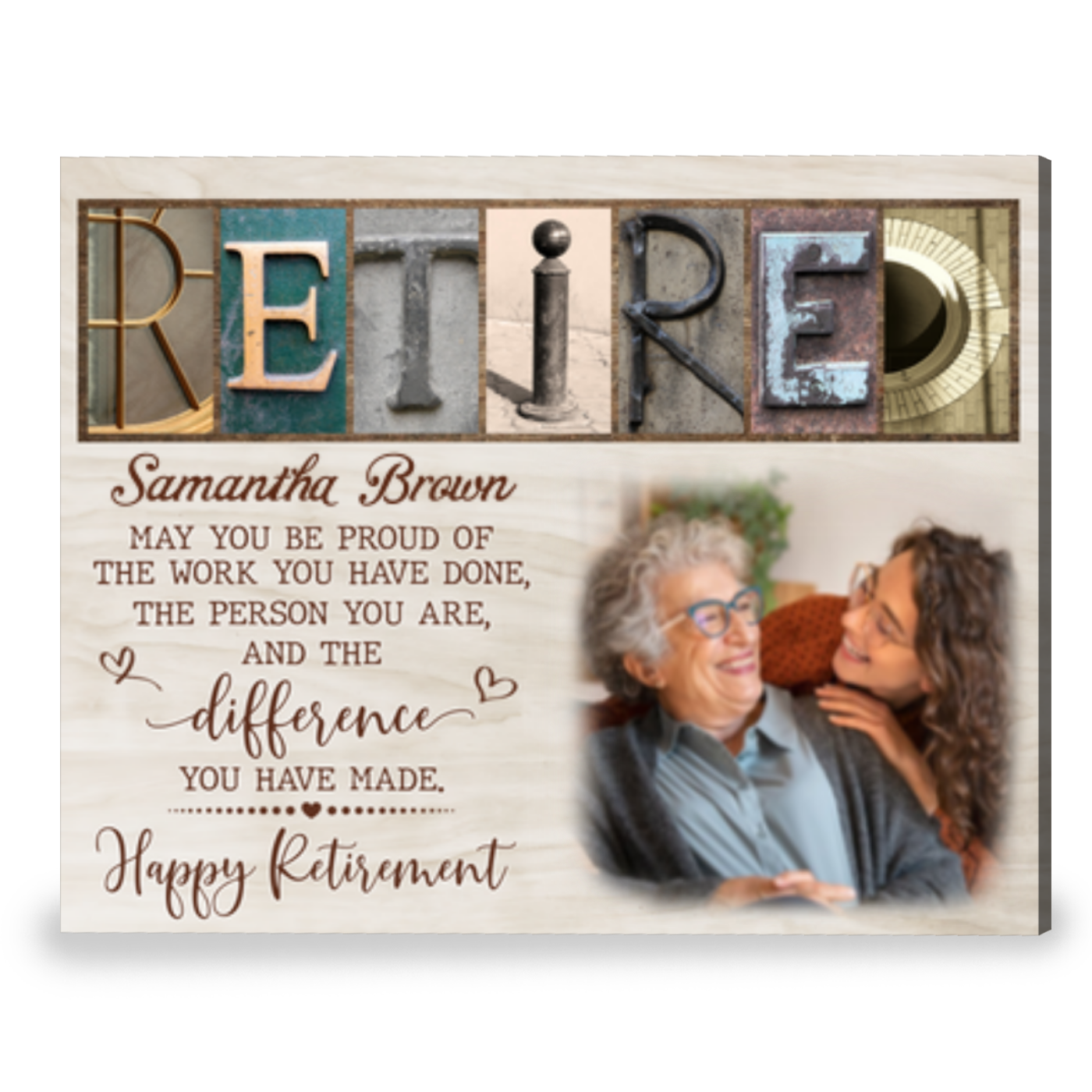 Women's Retirement Gift Idea Personalized Retirement Gift For Her